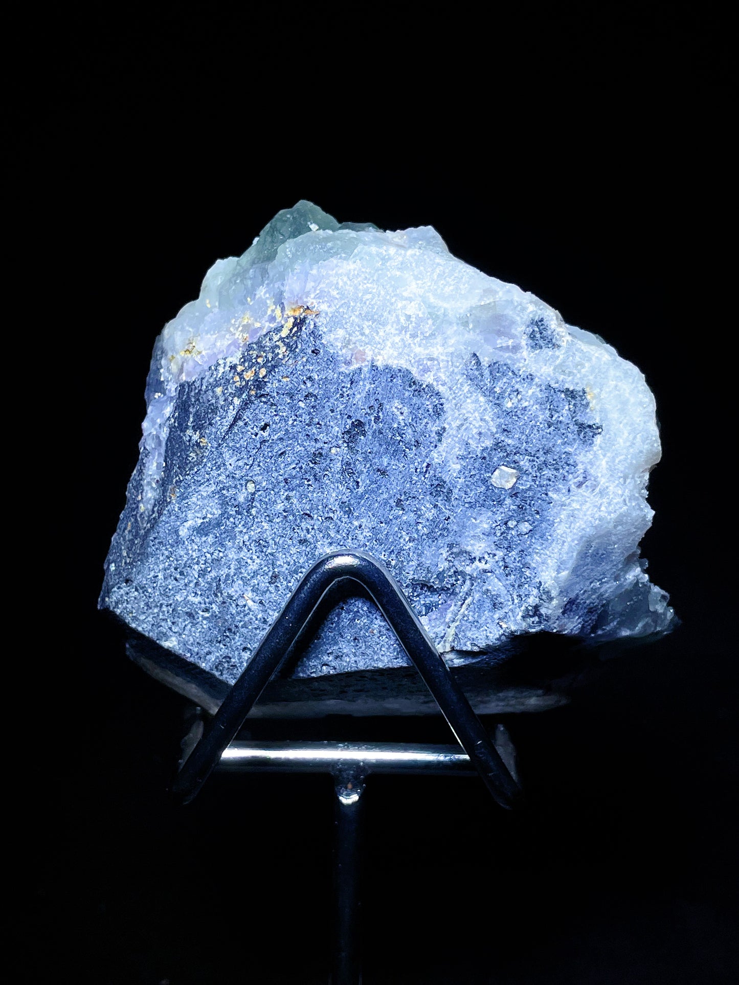 sugar quartz with fluorite specimen Fujian China