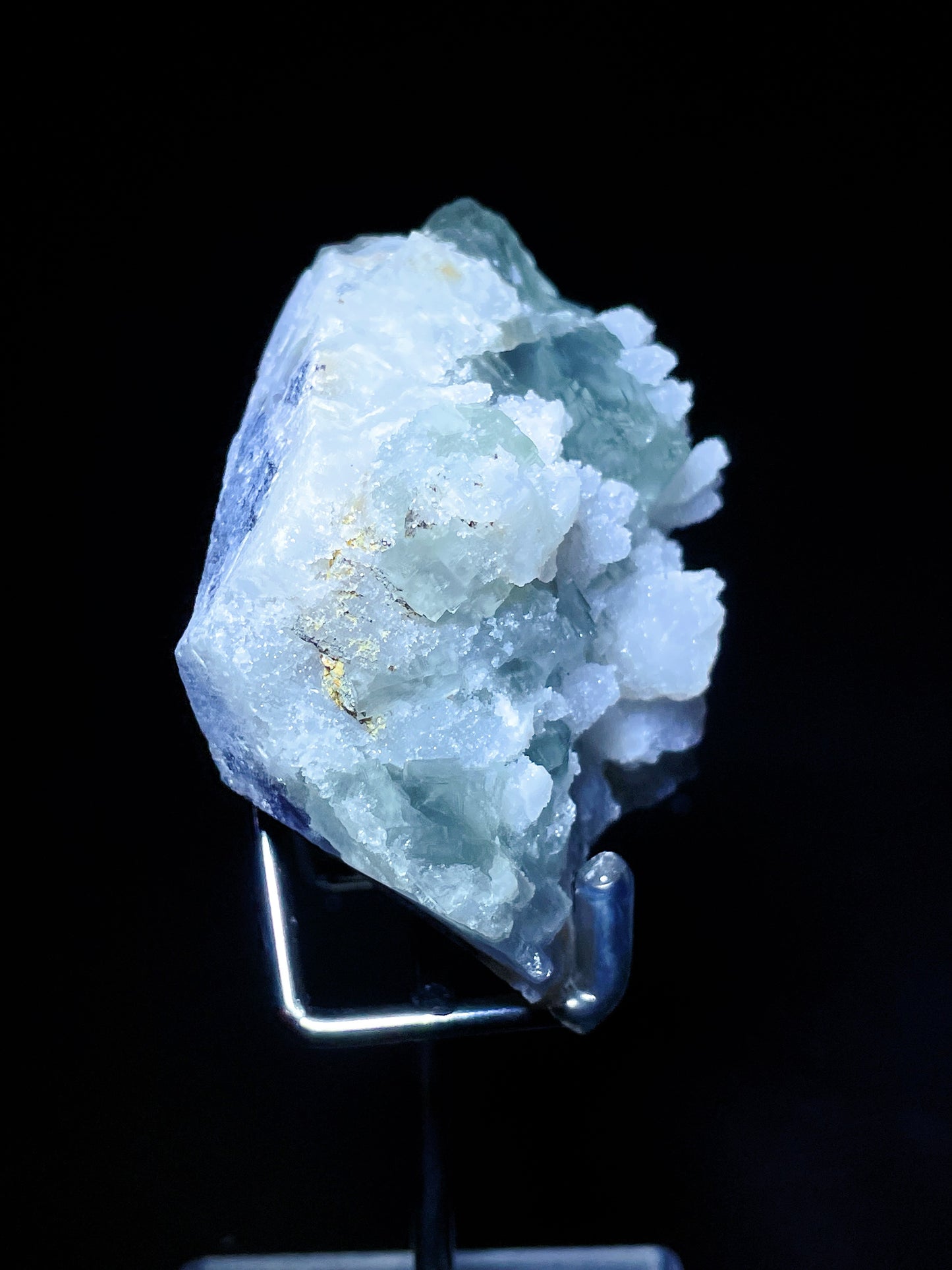 sugar quartz with fluorite specimen Fujian China