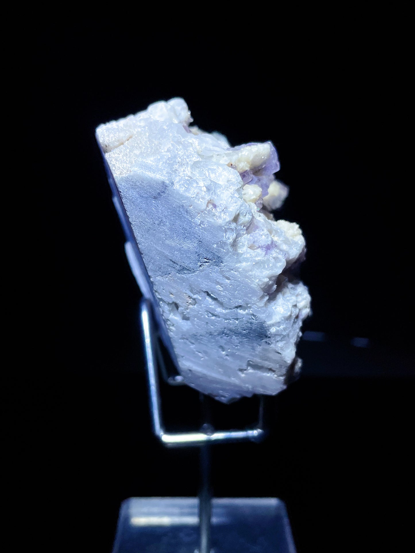 purple fluorite with dolomite specimen Jiangxi China