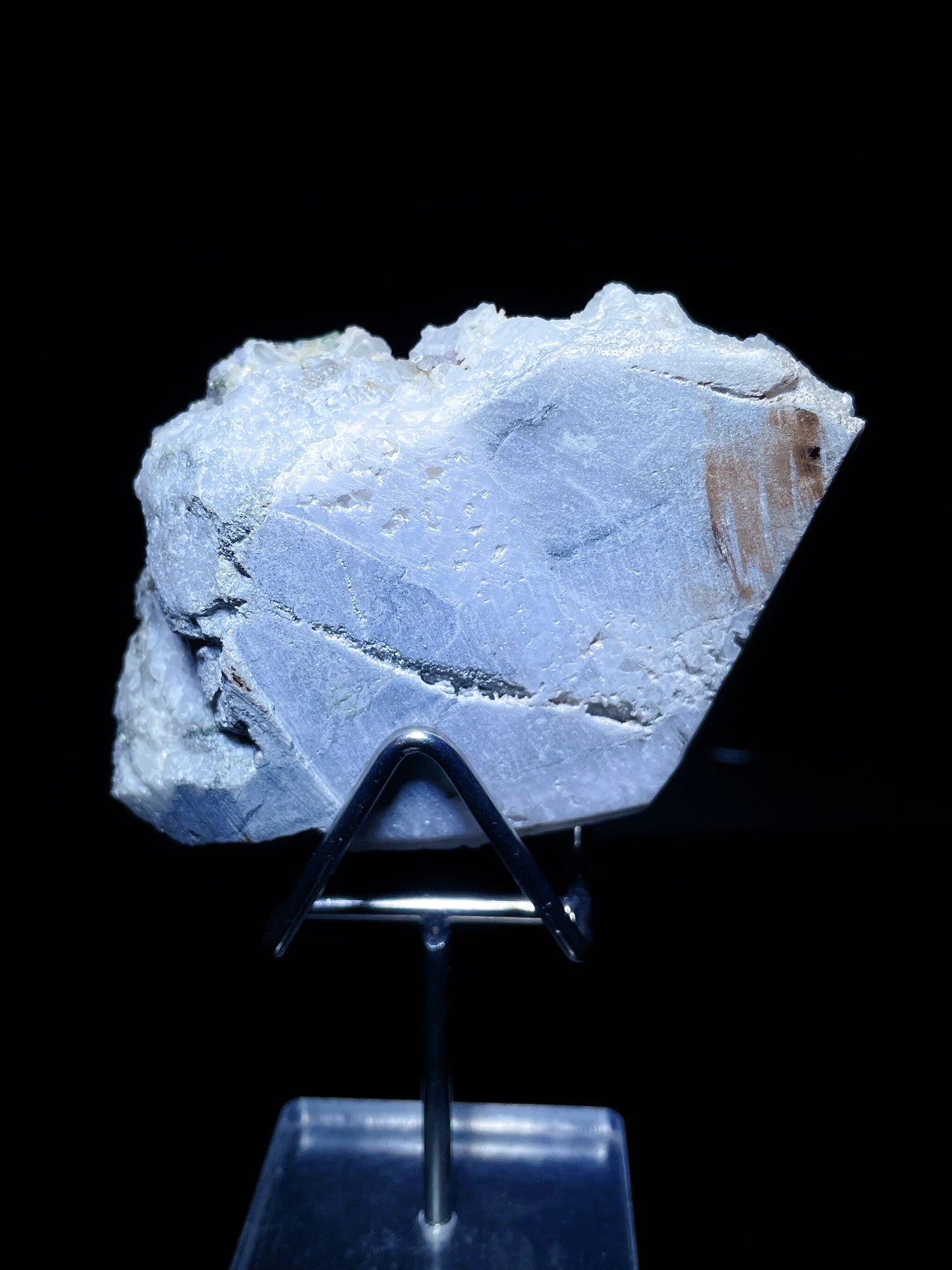 purple fluorite with dolomite specimen Jiangxi China