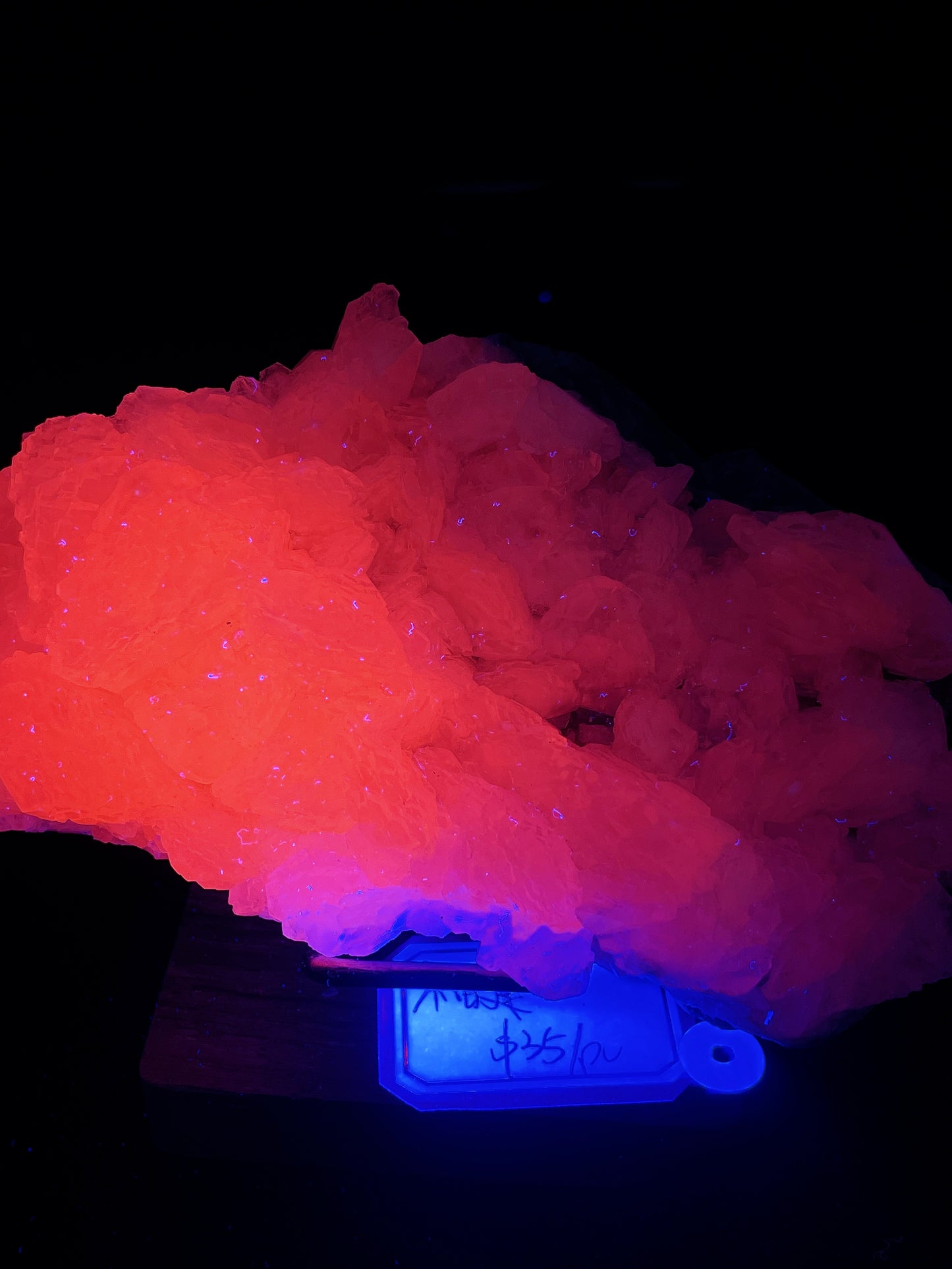 Pink calcite specimen origin  Fujian China