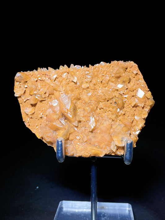 golden calcite specimen Hubei China