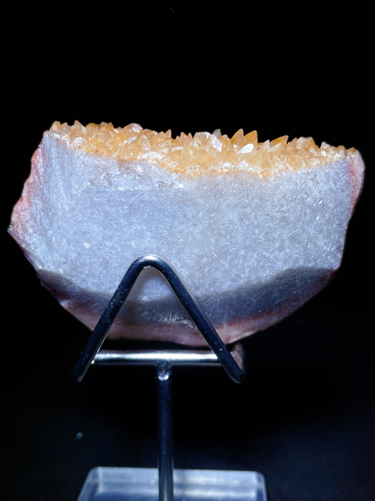 golden calcite specimen Hubei China