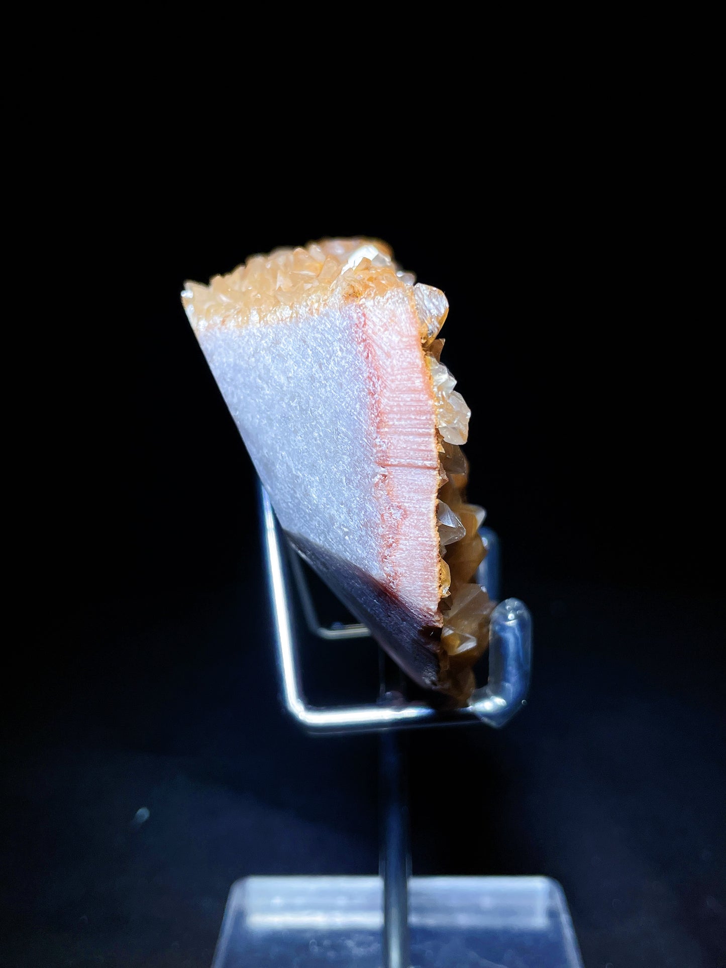 golden calcite specimen Hubei China