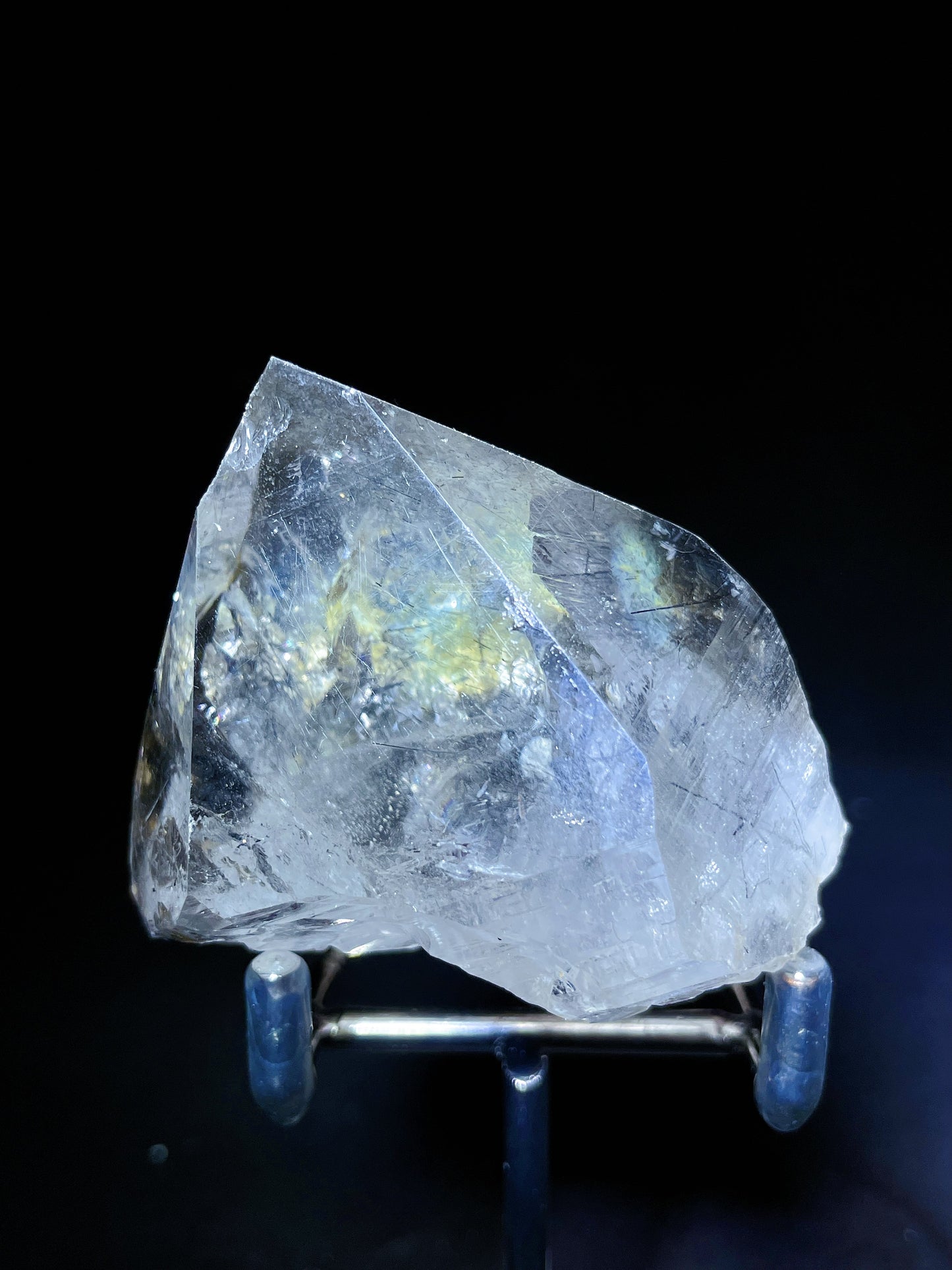black rutilated quartz point Brazil