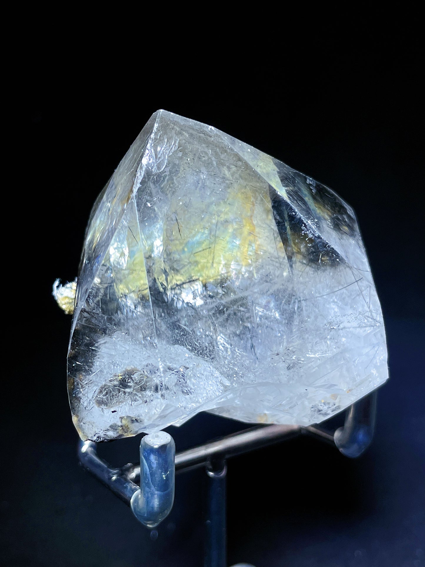 black rutilated quartz point Brazil