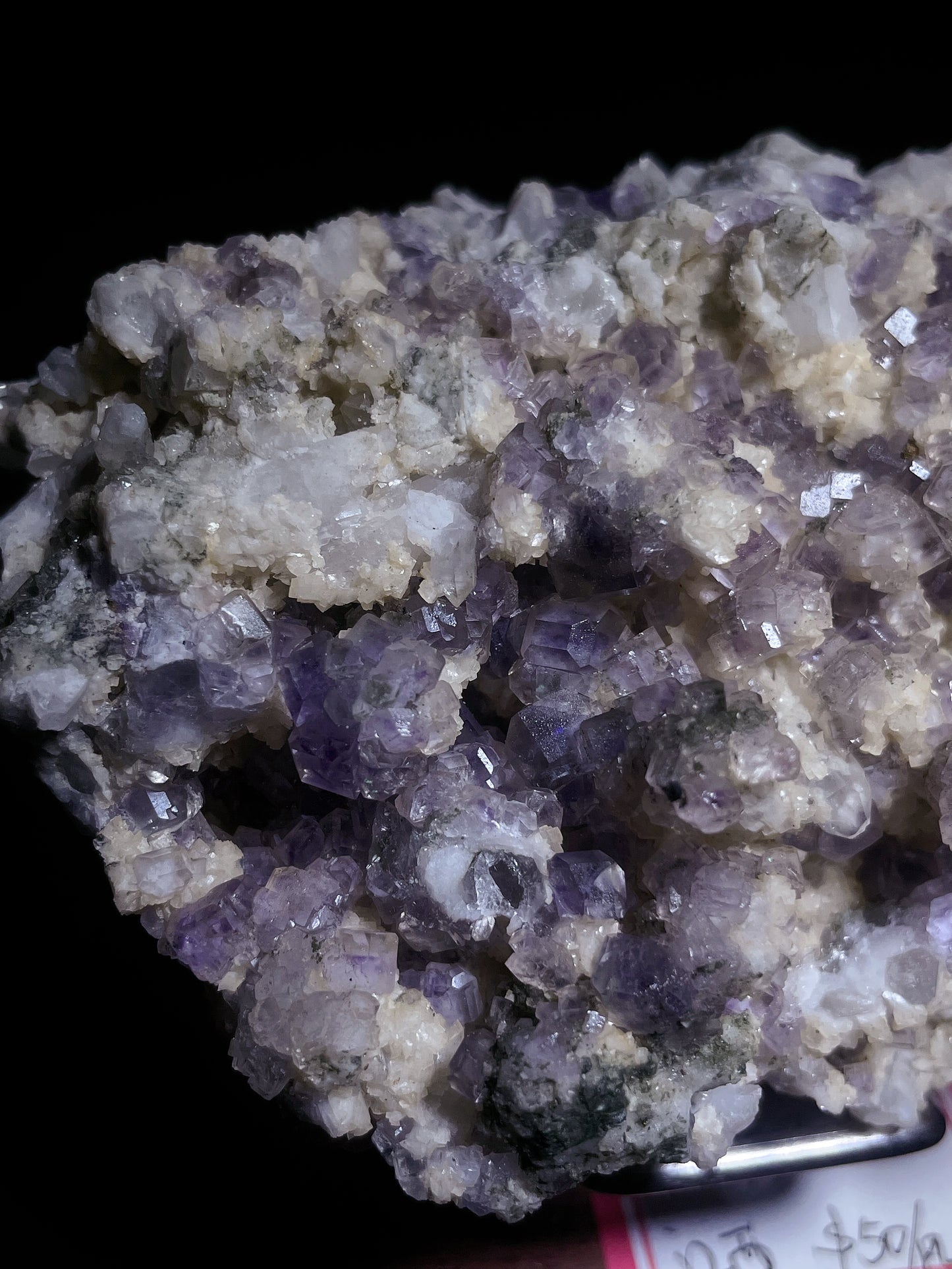Purple fluorite specimen origin Jiangxi China