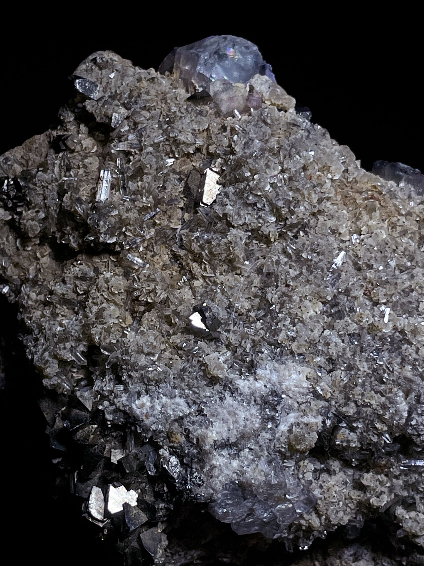 Fluorite with pyrite quartz specimen origin Fujian China