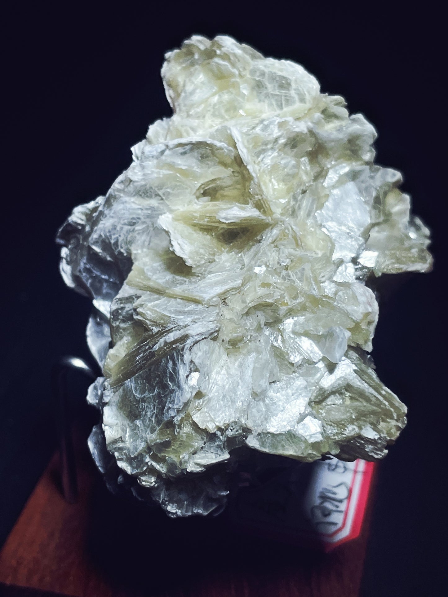 Golden mica specimen origin Hebei China