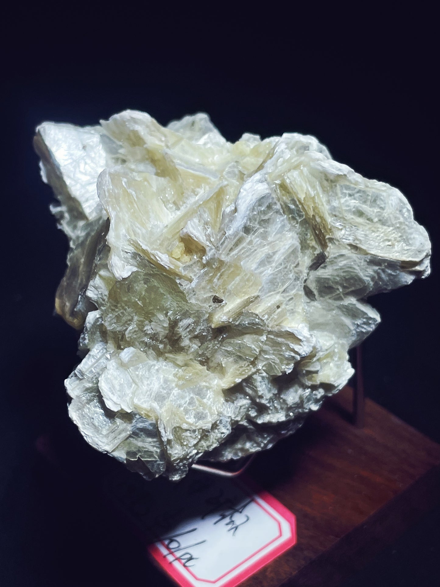 Golden mica specimen origin Hebei China