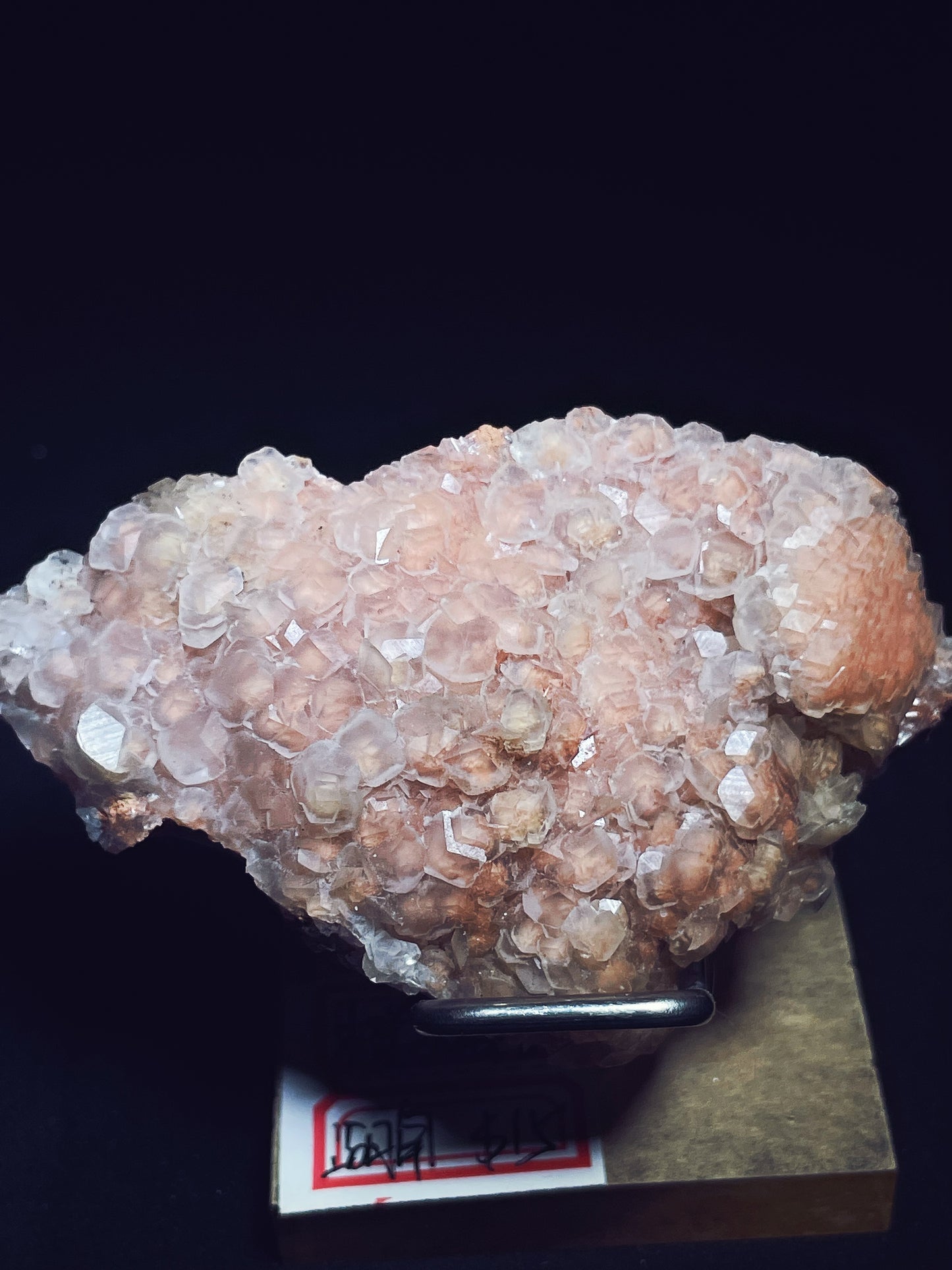 Orange calcite specimen origin Hunan China