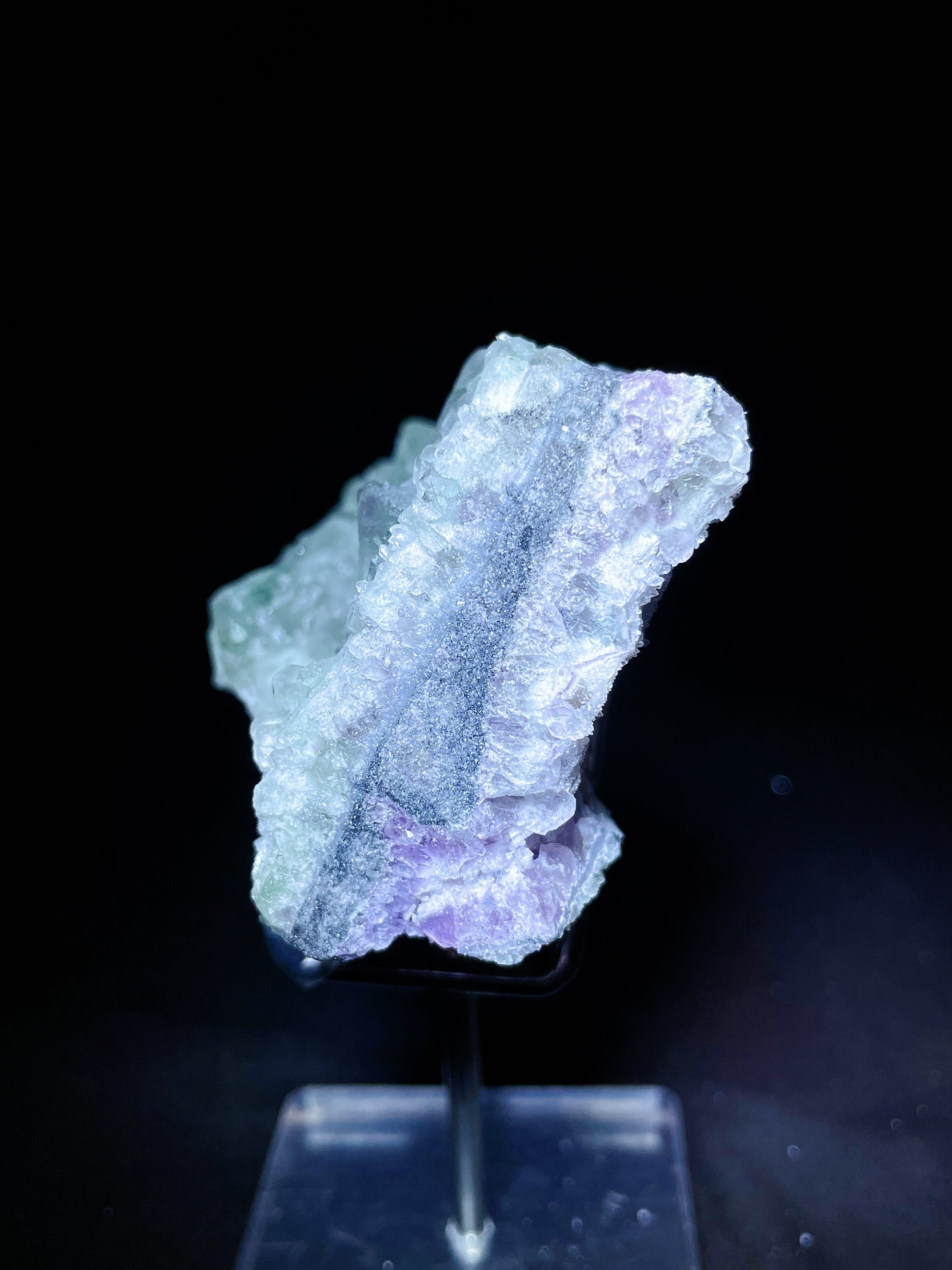 sugar green fluorite specimen Fujian China