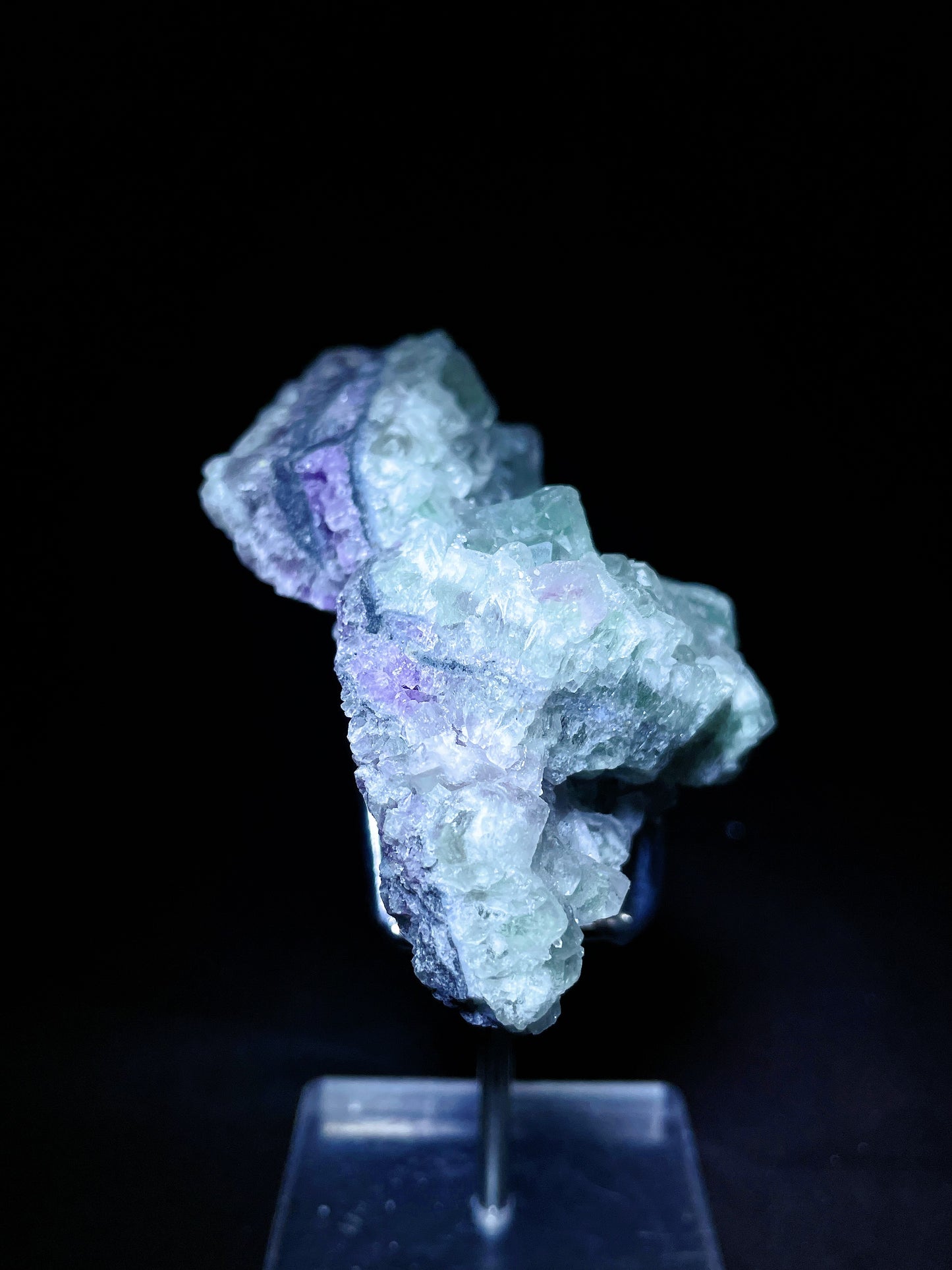 sugar green fluorite specimen Fujian China