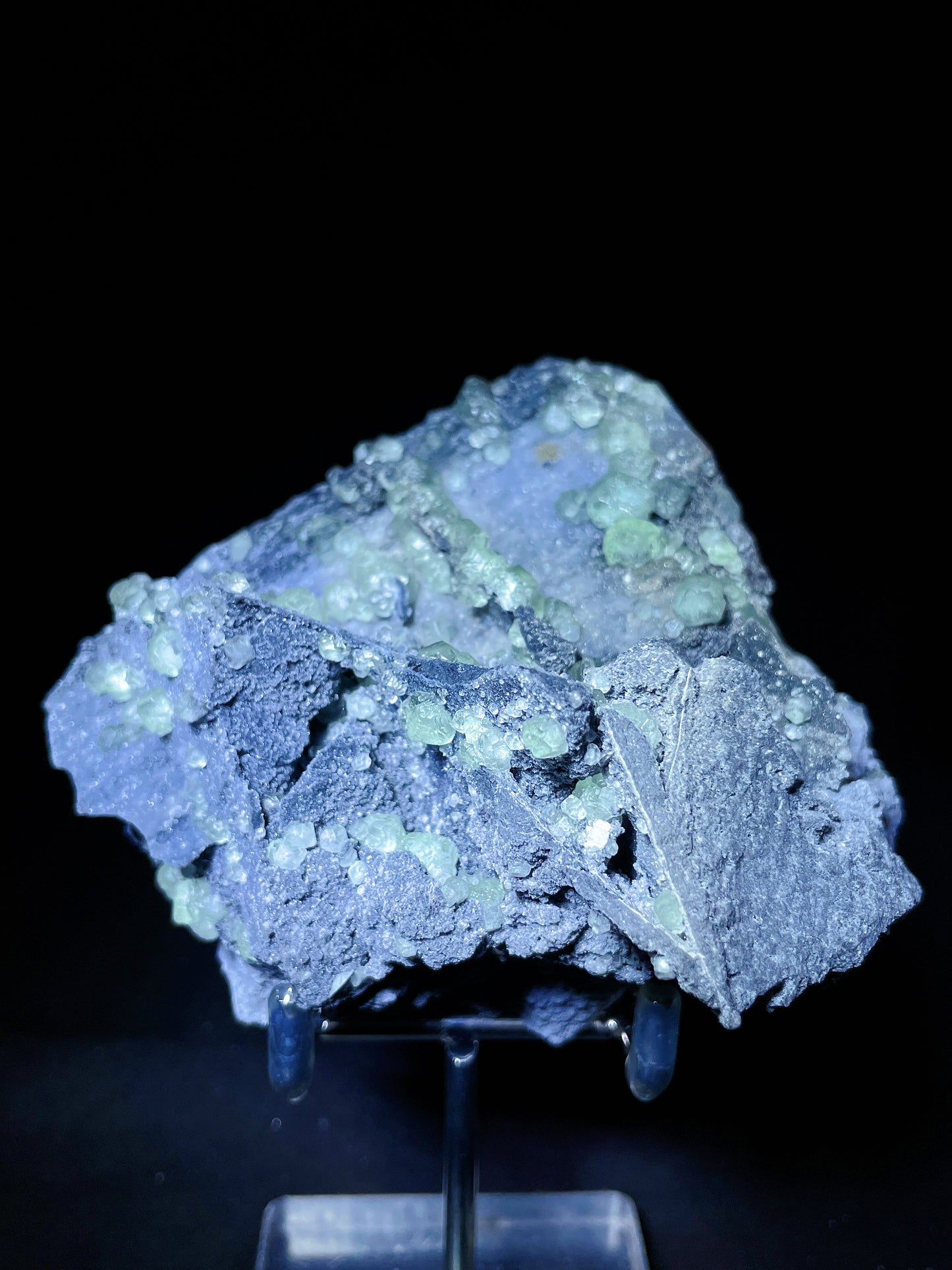 sphalerite with green fluorite specimen Fujian China