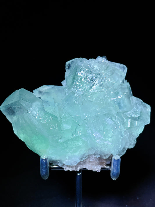 light green fluorite specimen Zhejiang China