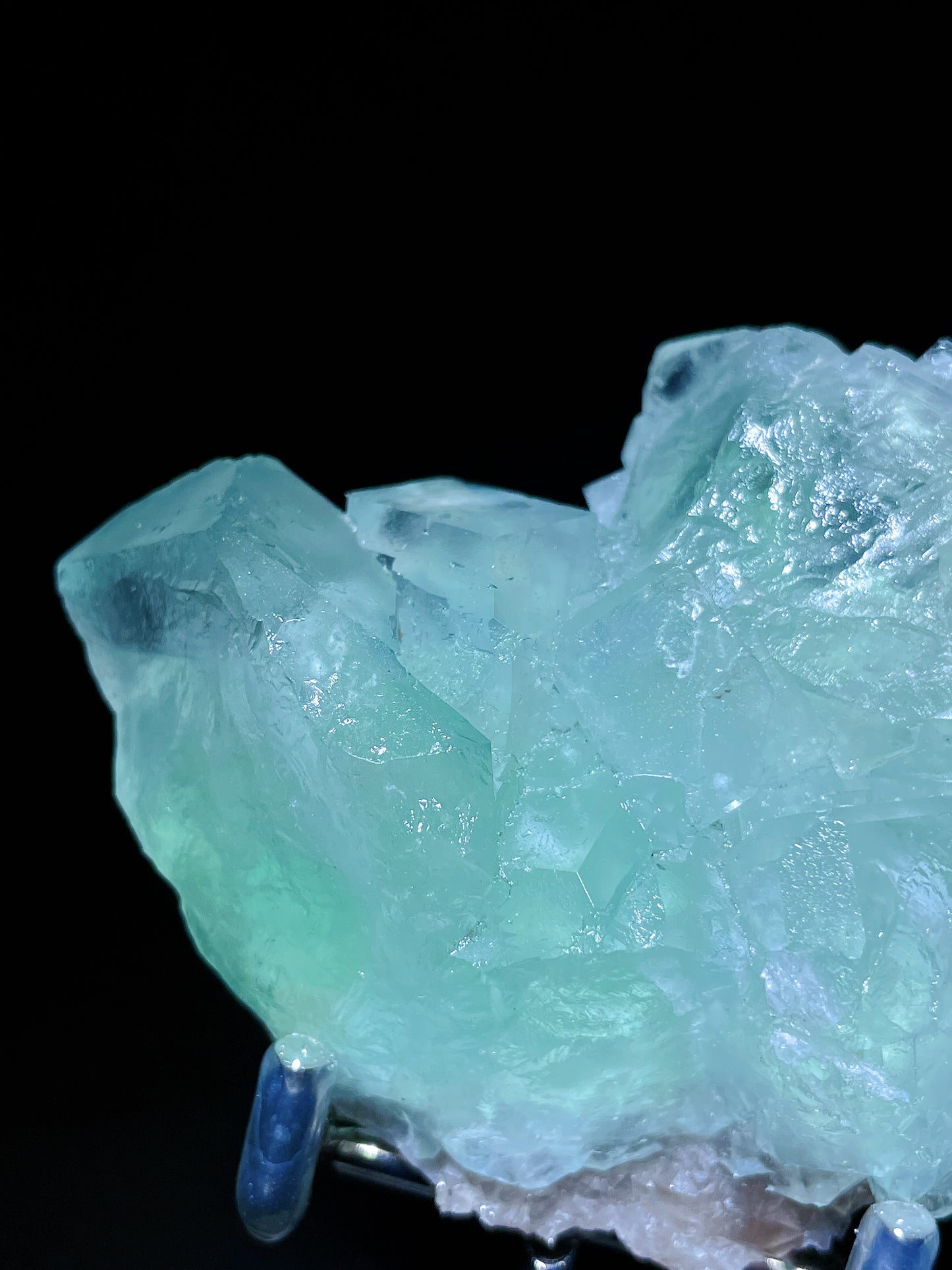 light green fluorite specimen Zhejiang China