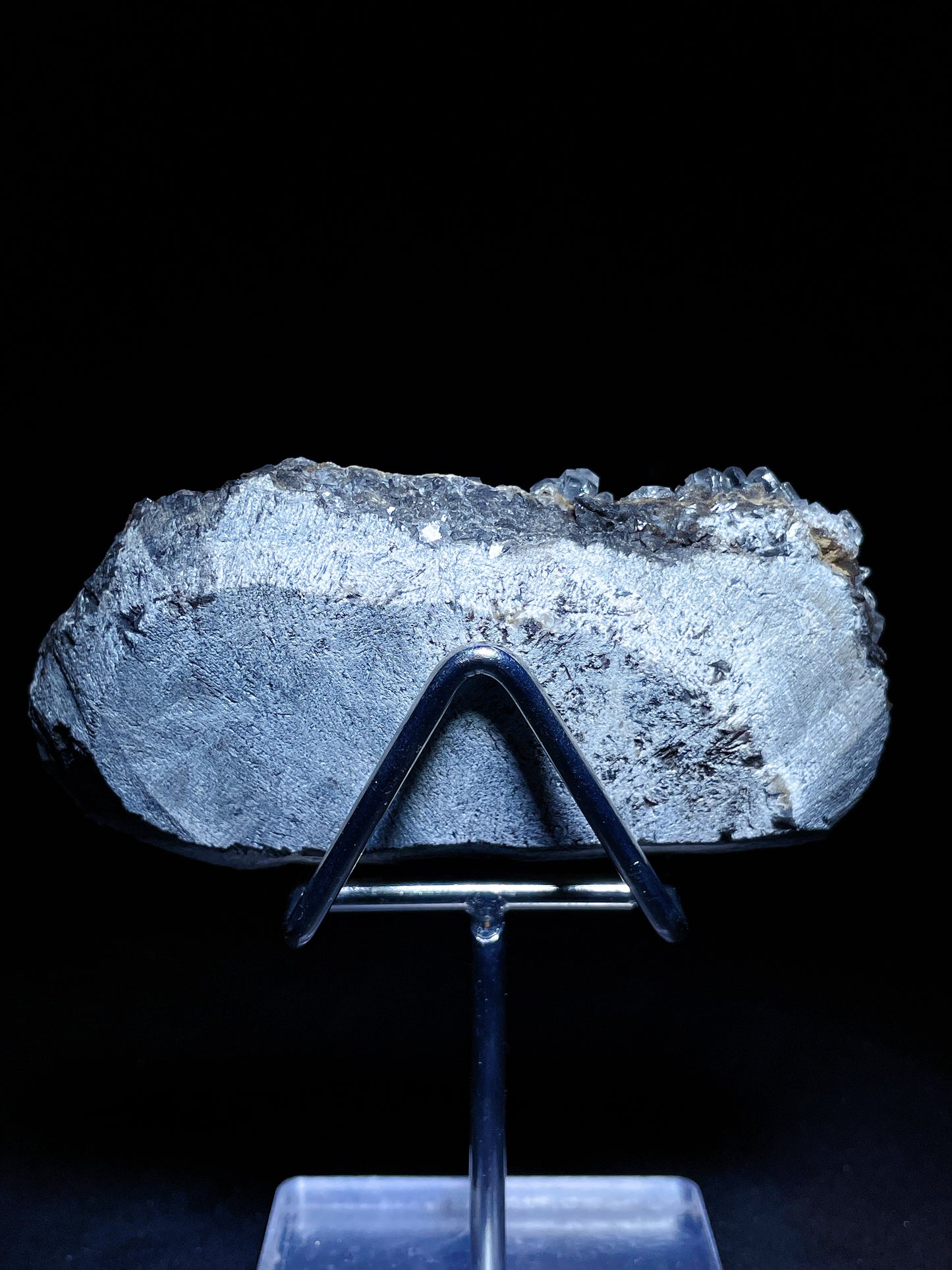 black calcite specimen Hunan China