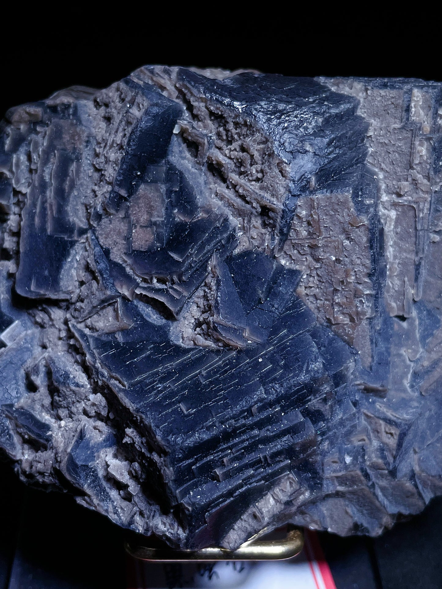Black fluorite specimen origin Pakistan