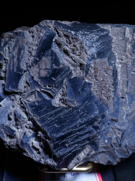 Black fluorite specimen origin Pakistan