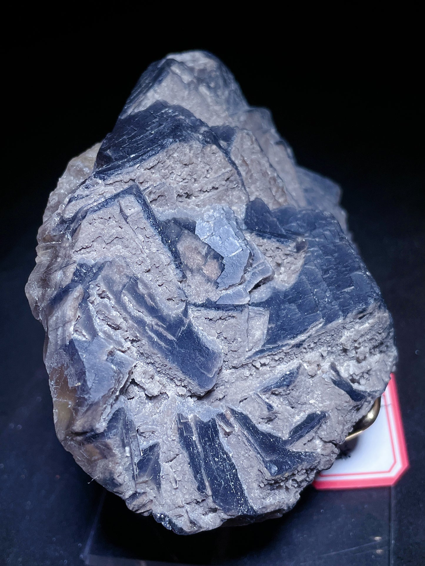Black fluorite specimen origin Pakistan
