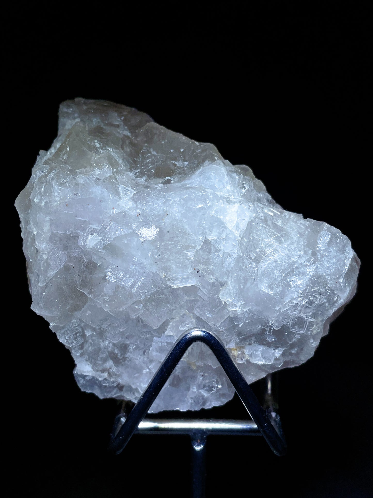 petroleum quartz with purple fluorite specimen Xinjiang China