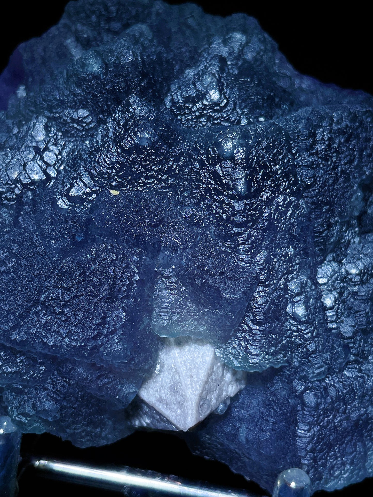 fluorite with candle quartz specimen Inner Mongolia