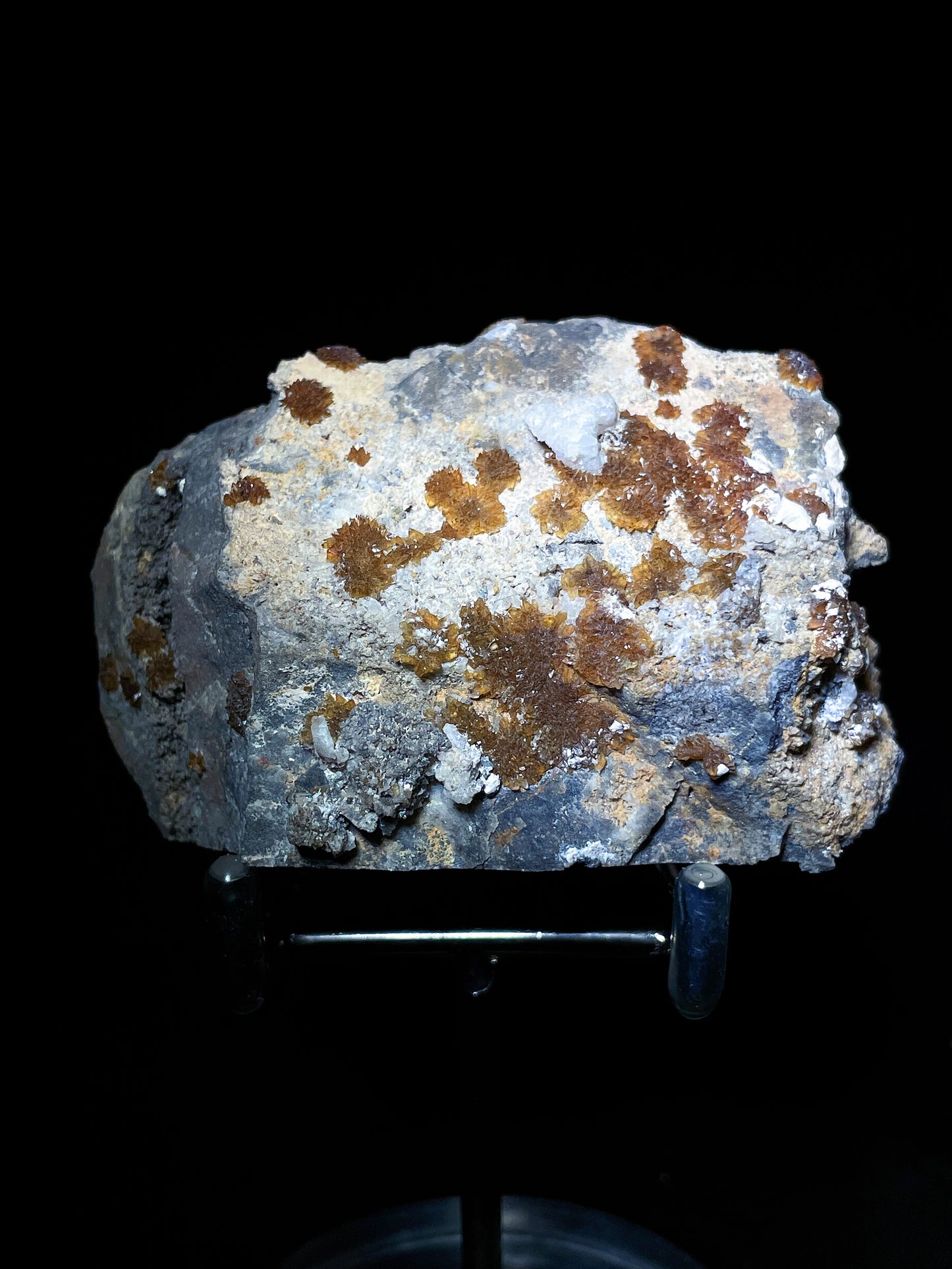 yellow selenite flower specimen Guizhou China