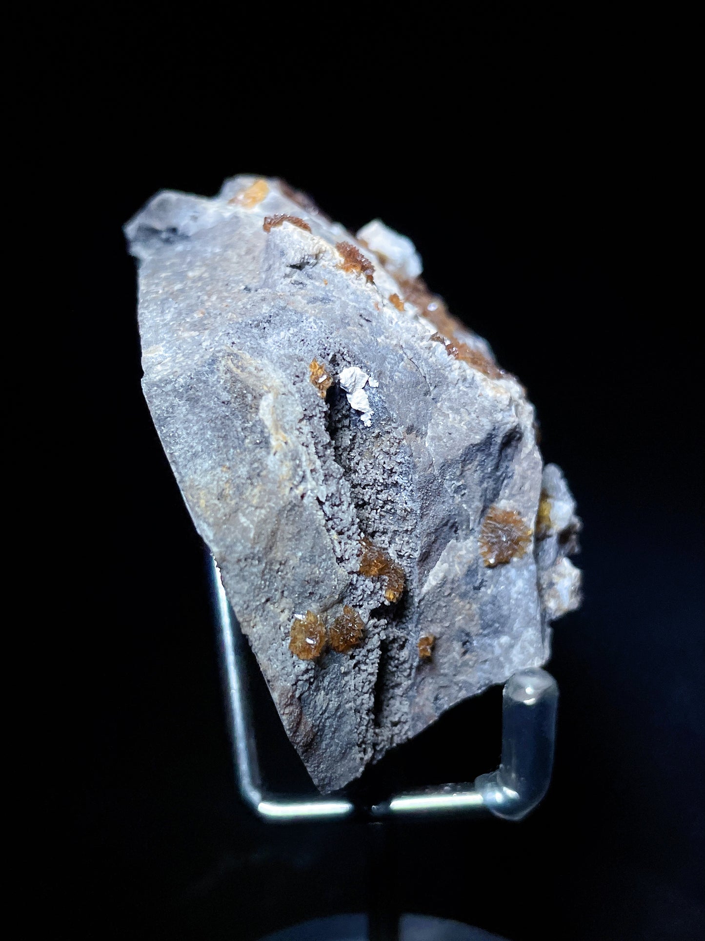 yellow selenite flower specimen Guizhou China