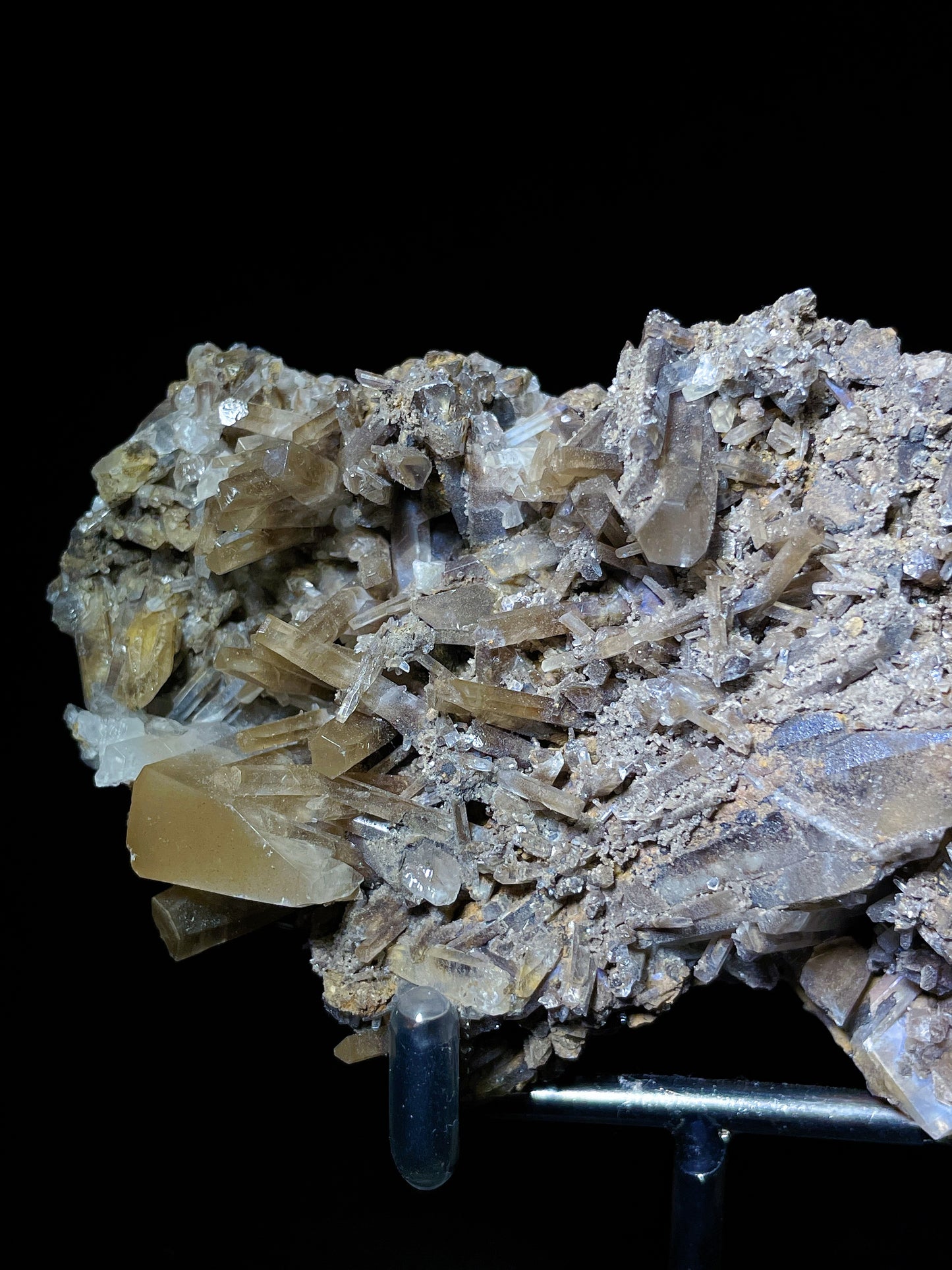black calcite specimen Fujian China