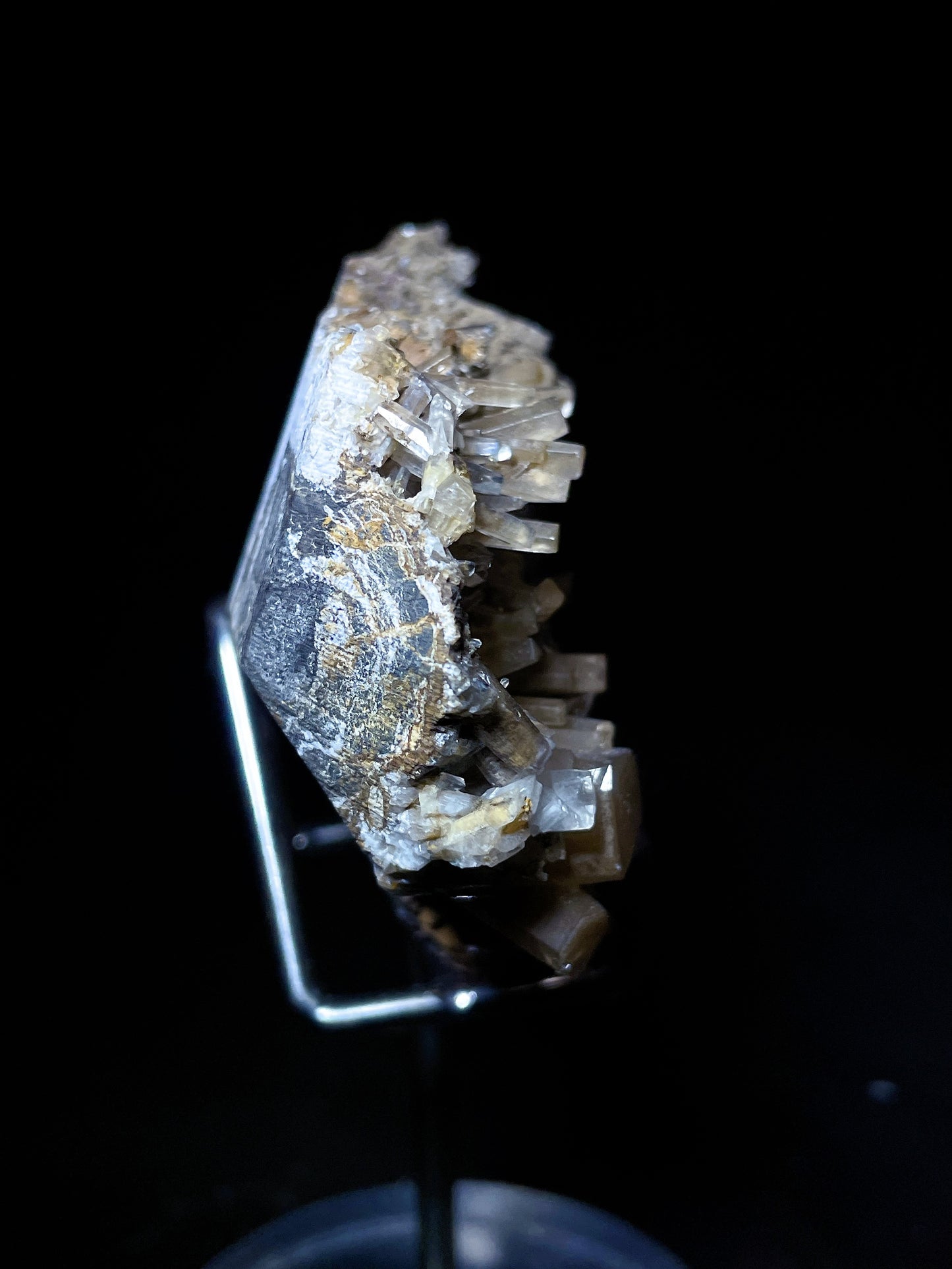 black calcite specimen Fujian China