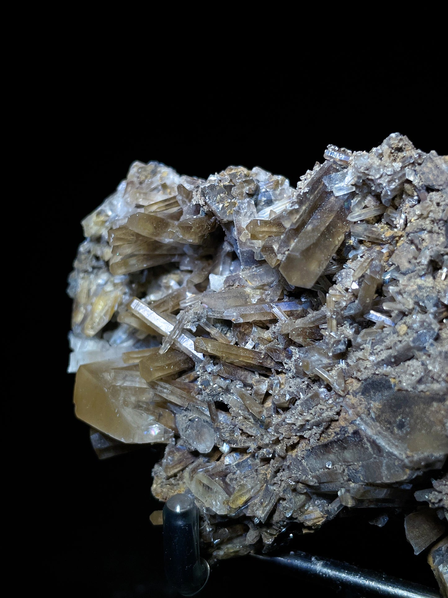 black calcite specimen Fujian China