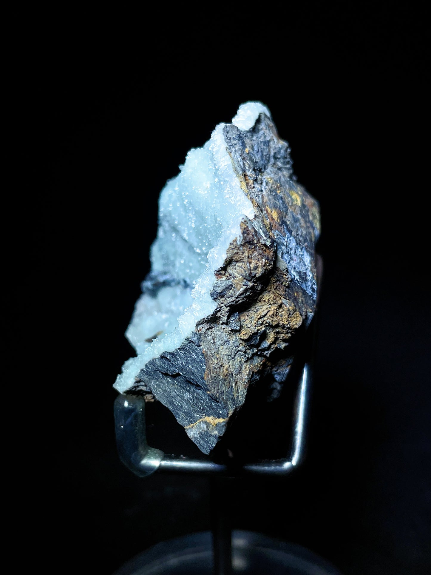 blue aragonite specimen Yunnan China