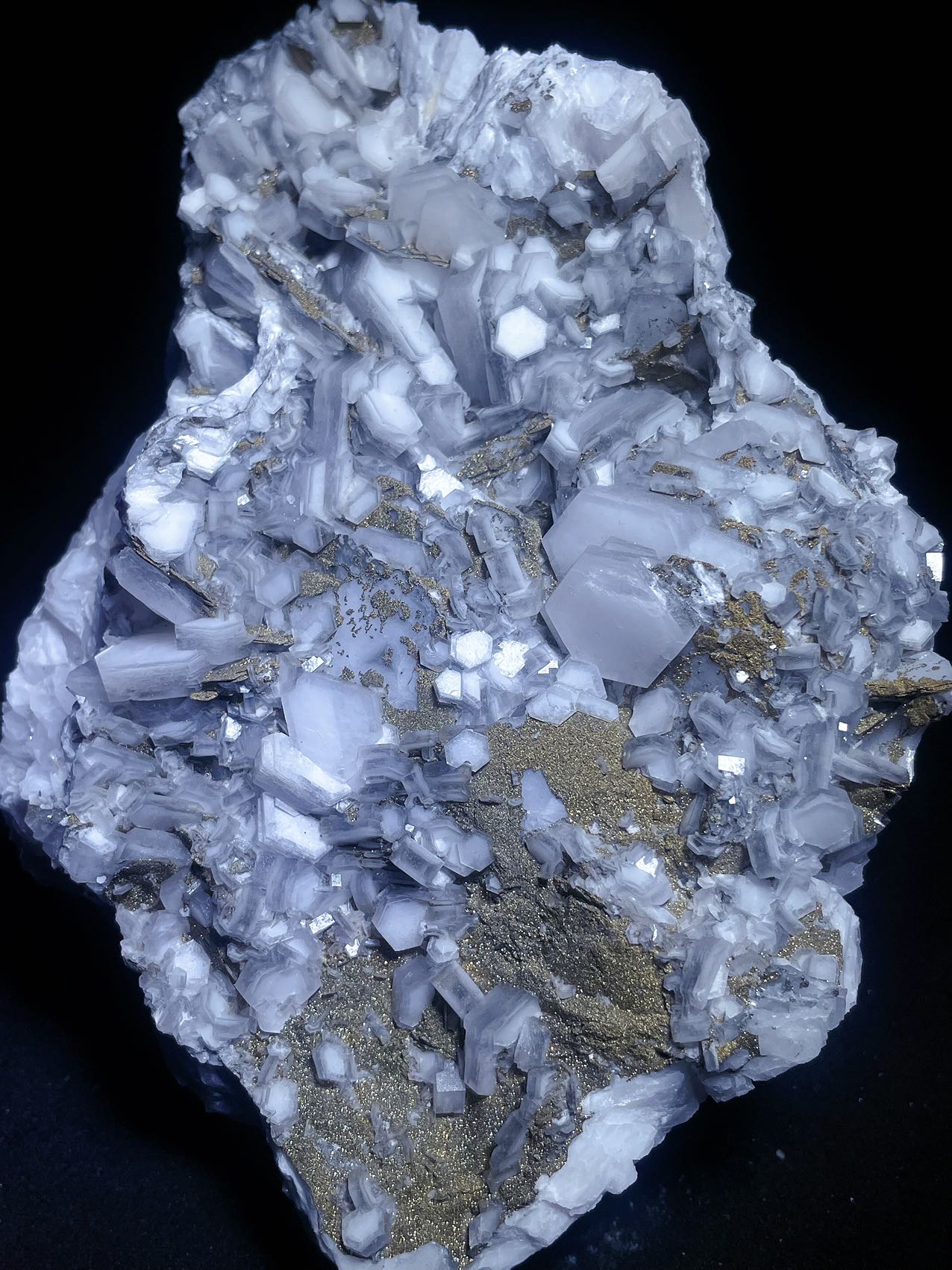 Sketch calcite specimen origin Fujian China