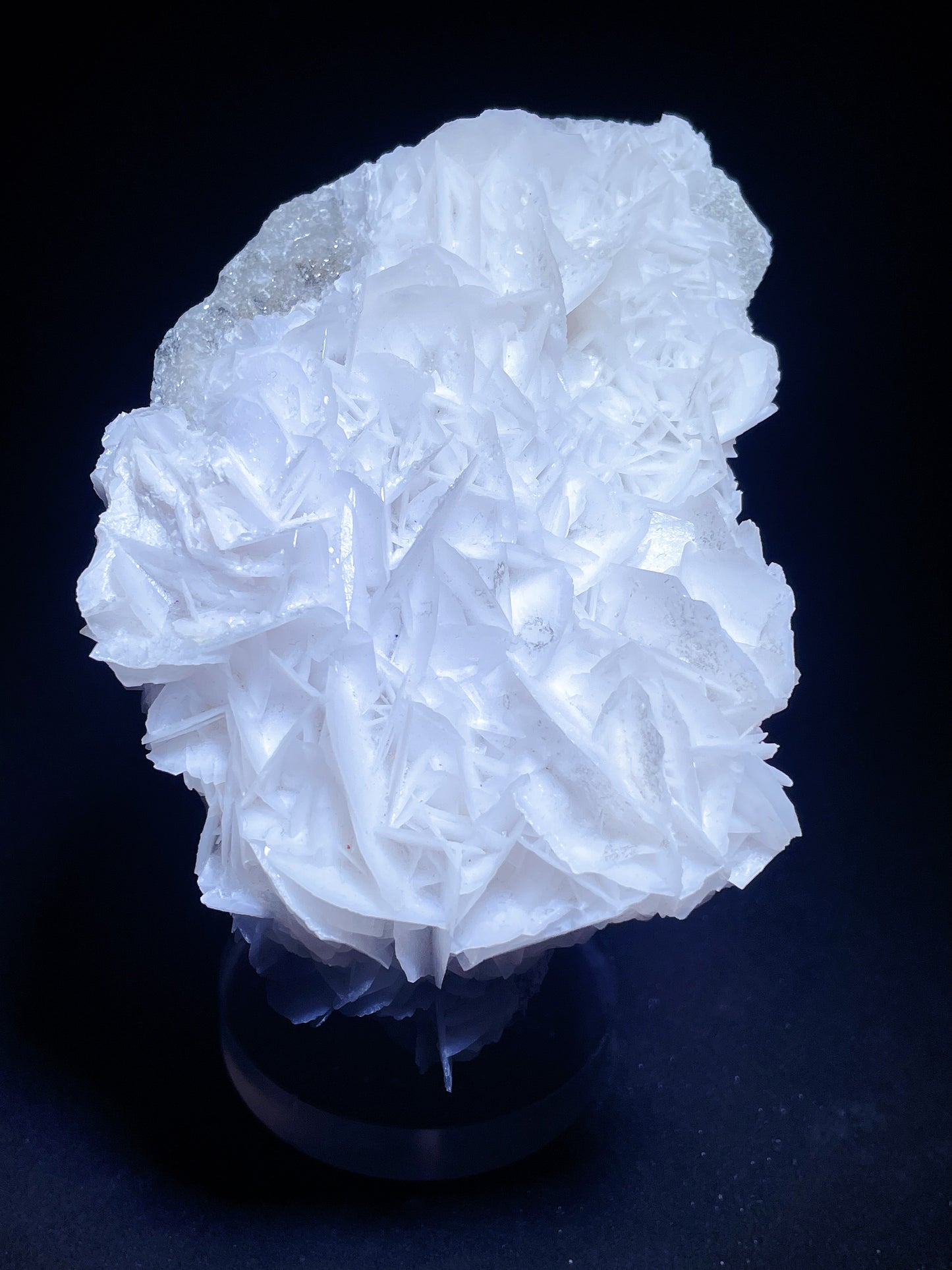 White rose calcite specimen origin Hunan China