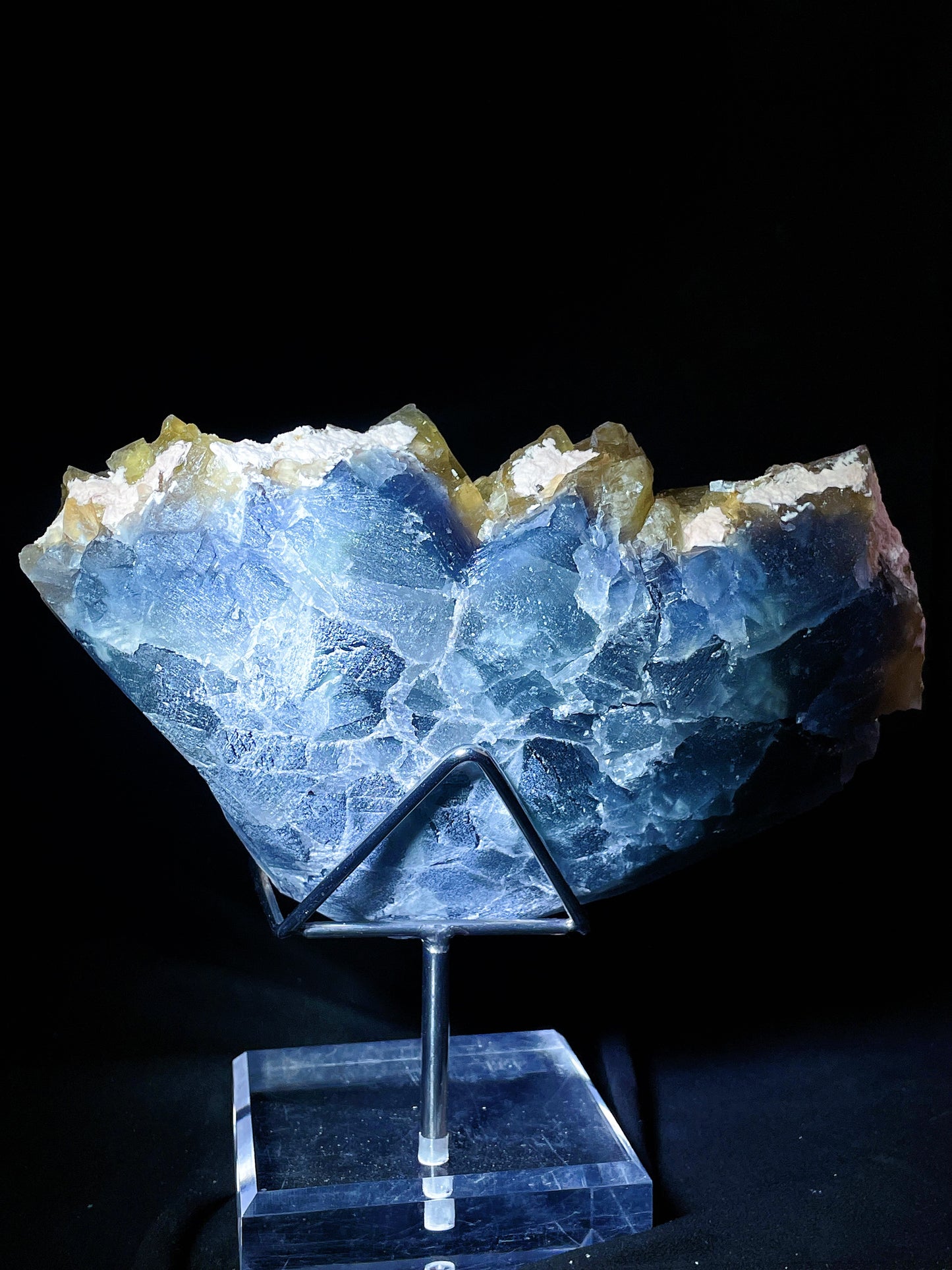 yellow fluorite specimen Beijing China