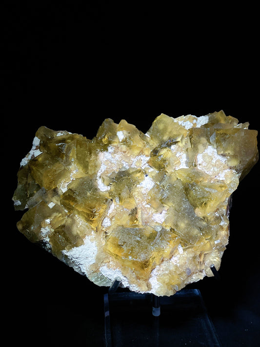 yellow fluorite specimen Beijing China