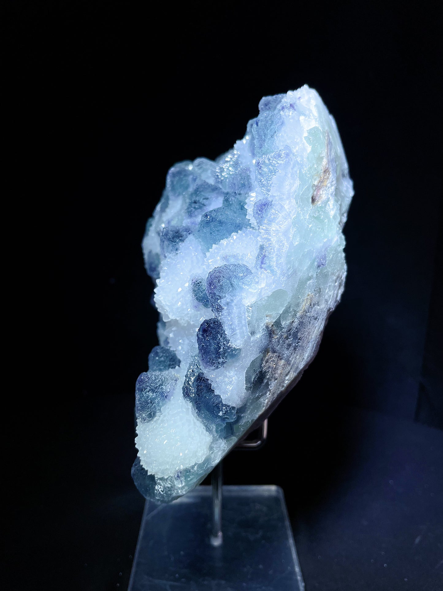 pyramid step fluorite specimen Fujian China