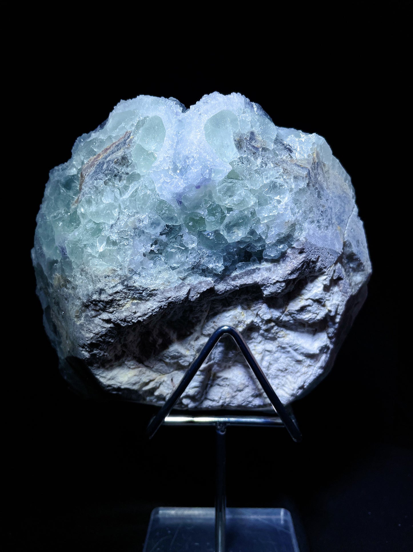 pyramid step fluorite specimen Fujian China