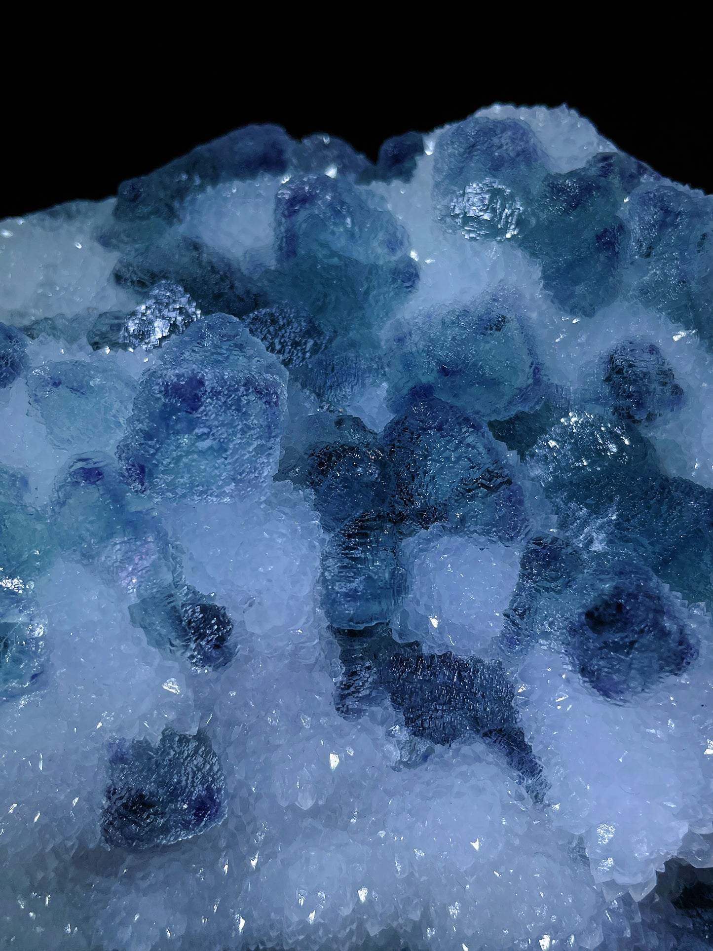 pyramid step fluorite specimen Fujian China