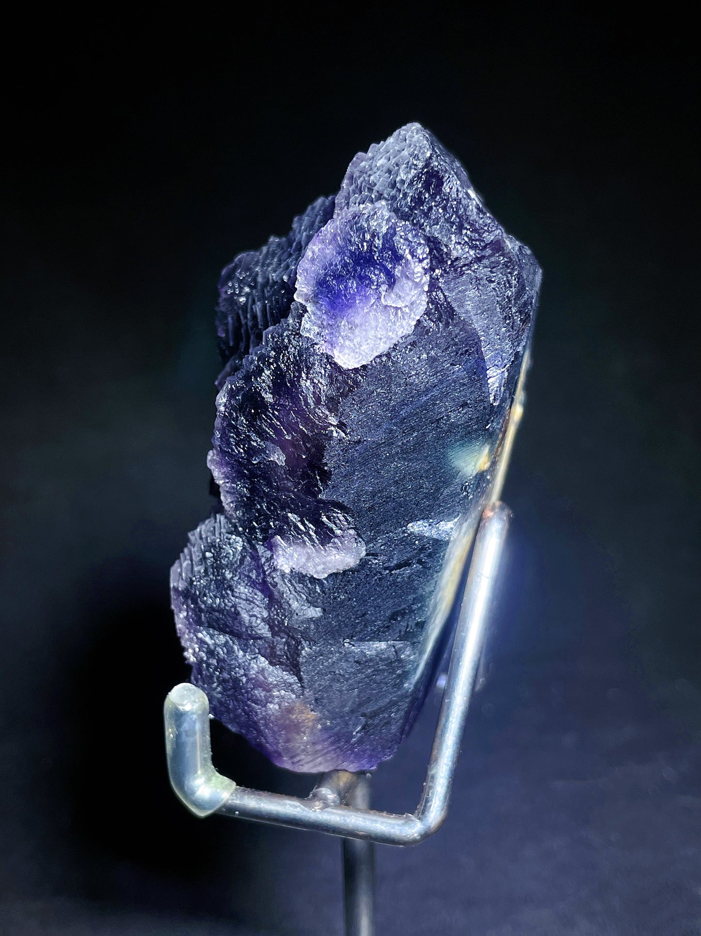 purple matrix fluorite specimen Zhejiang China