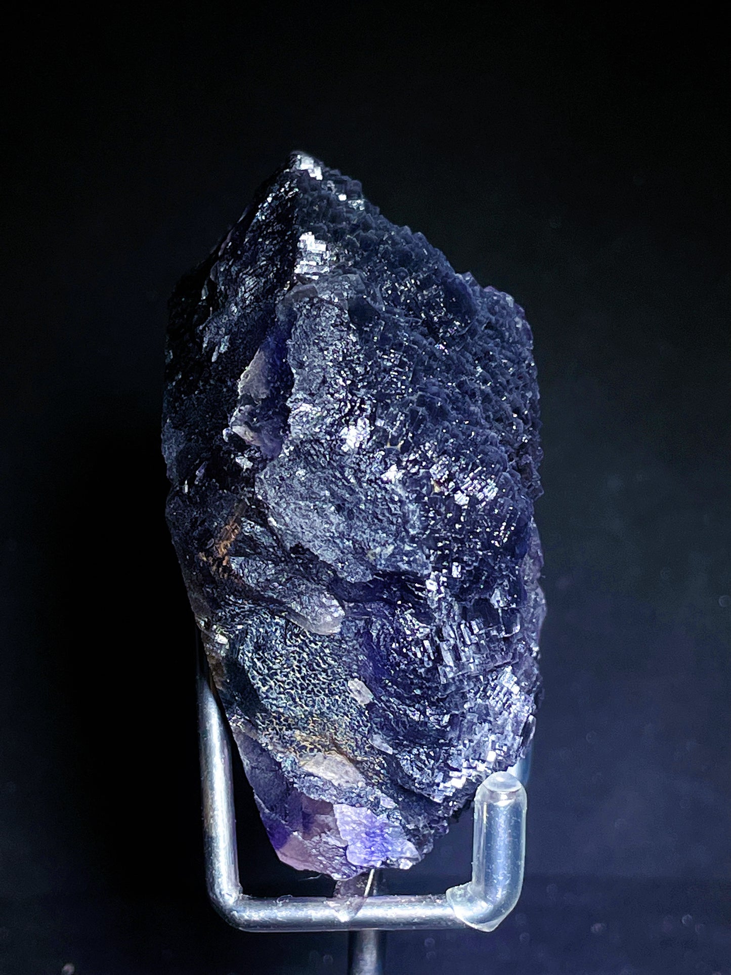 purple matrix fluorite specimen Zhejiang China