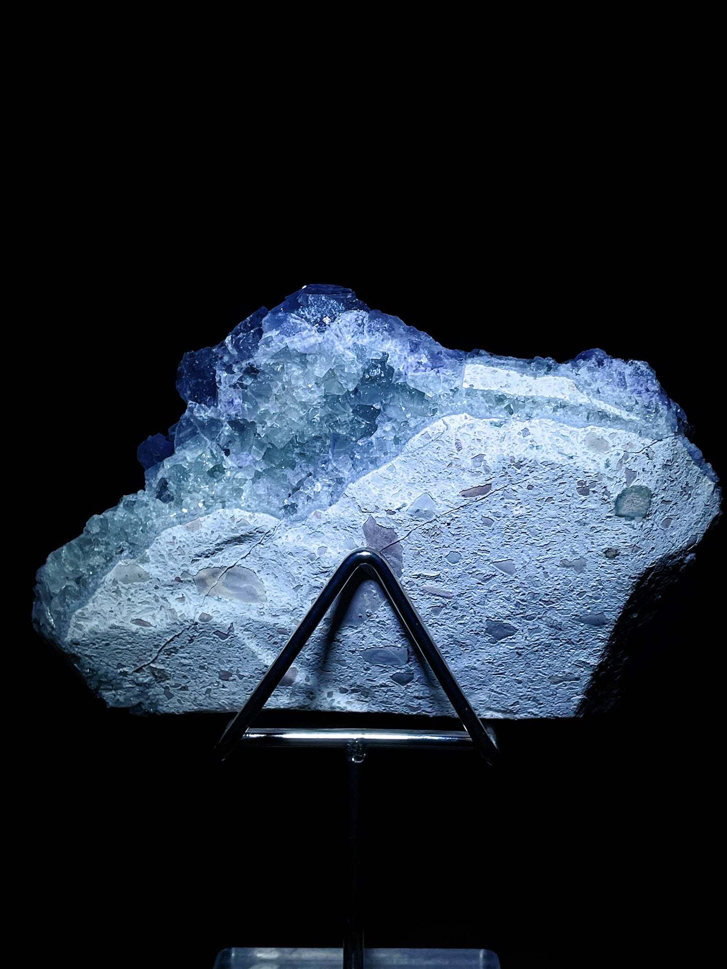 blue fluorite specimen Beijing China