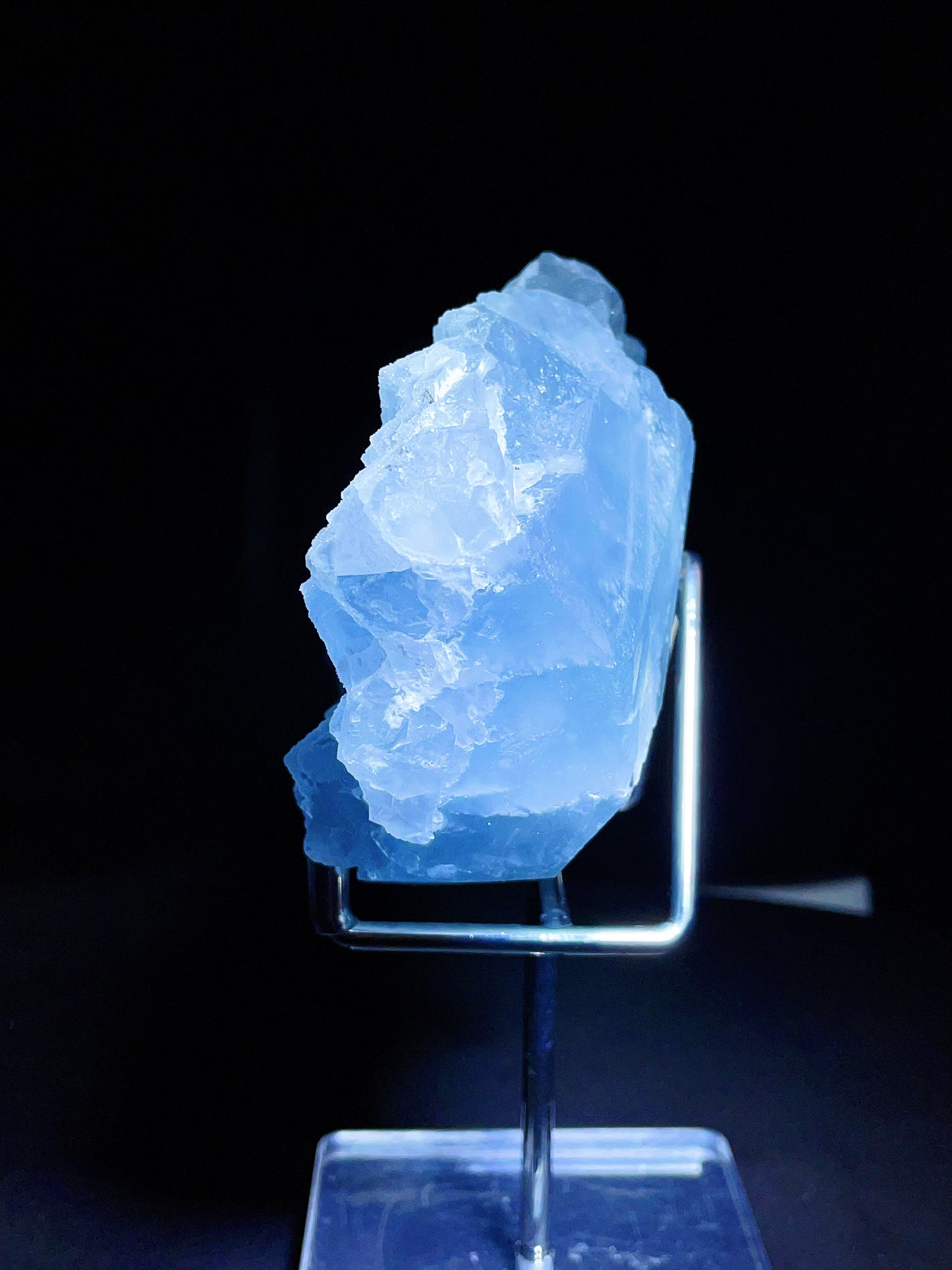 sugar blue fluorite specimen from Manao mountain Hunan China
