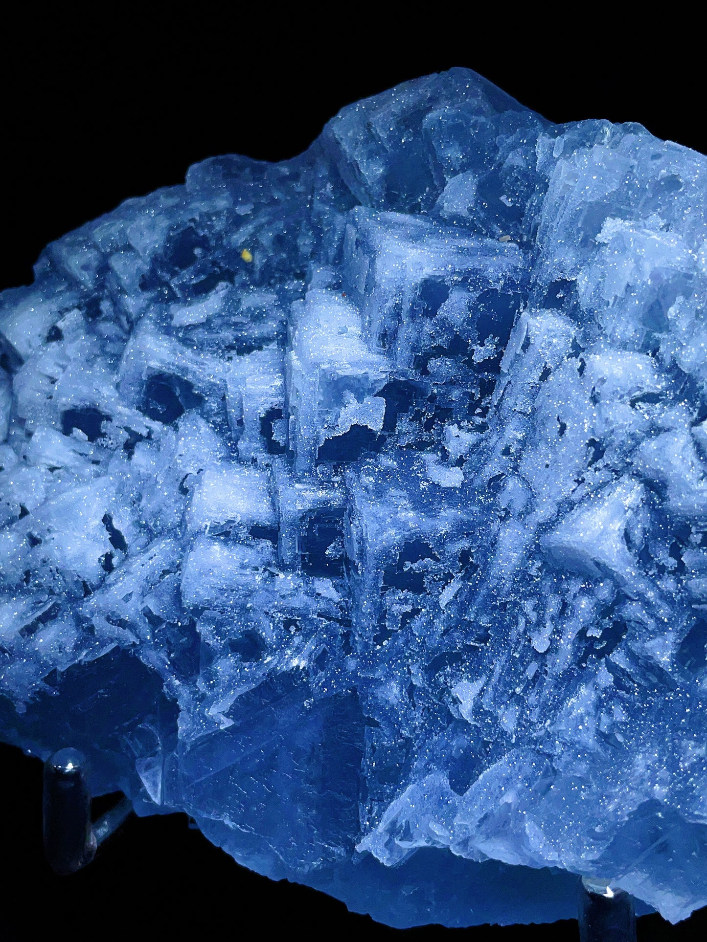 sugar blue fluorite specimen from Manao mountain Hunan China