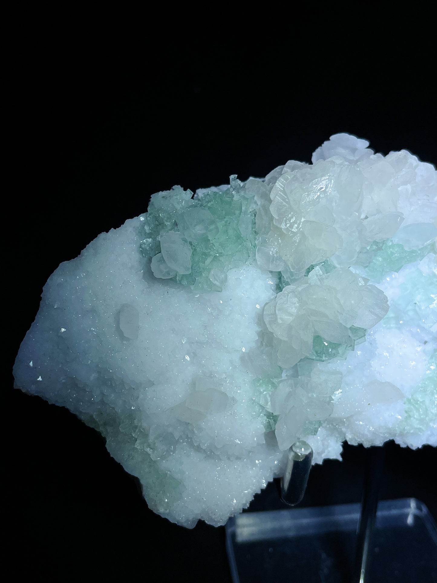 calcite with fluorite specimen Fujian China