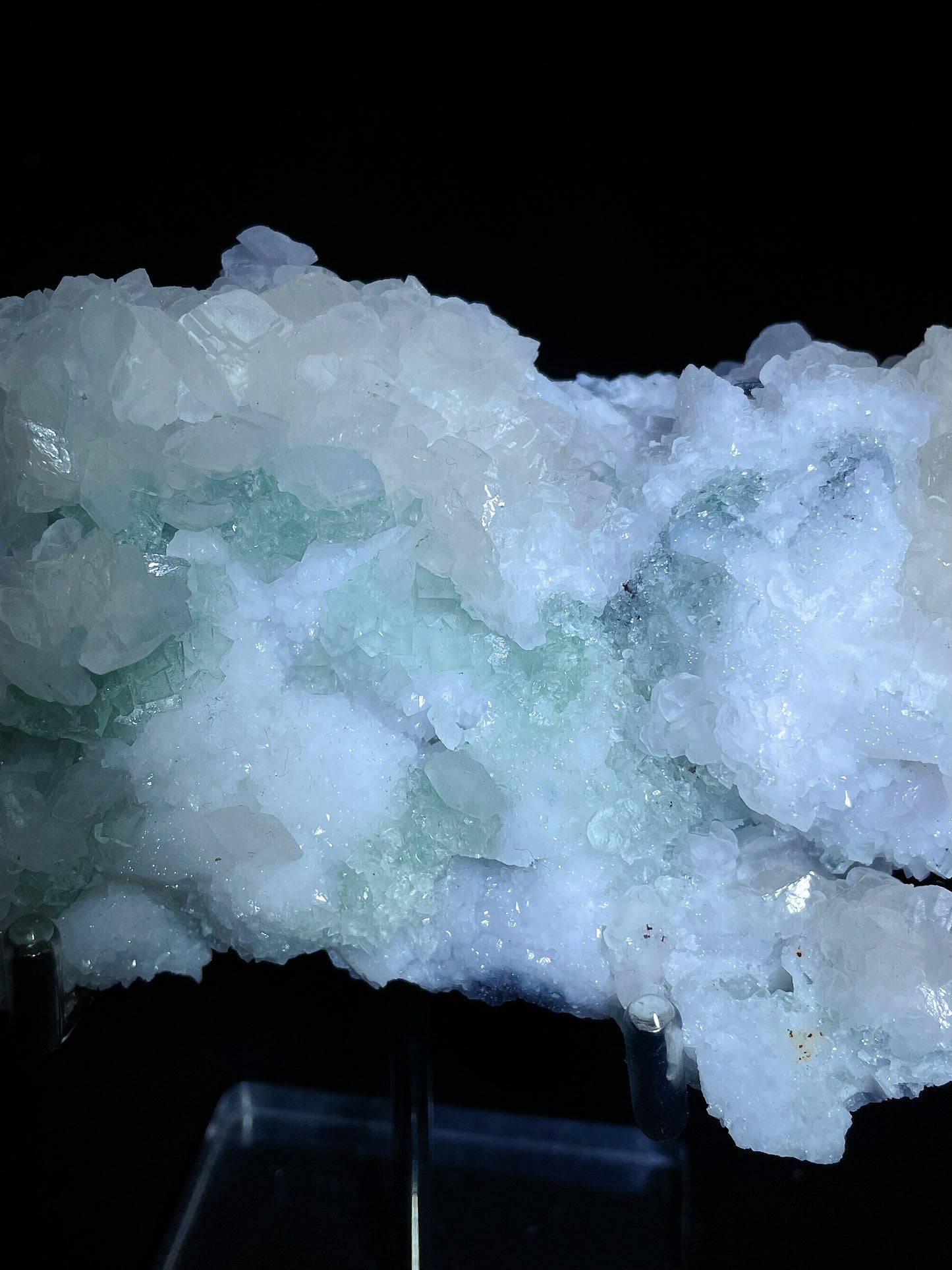 calcite with fluorite specimen Fujian China