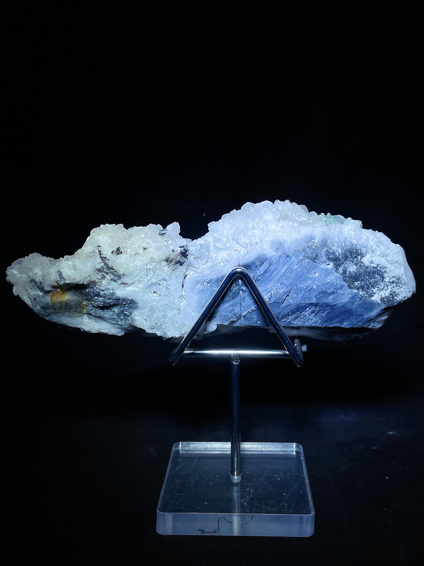 calcite with fluorite specimen Fujian China