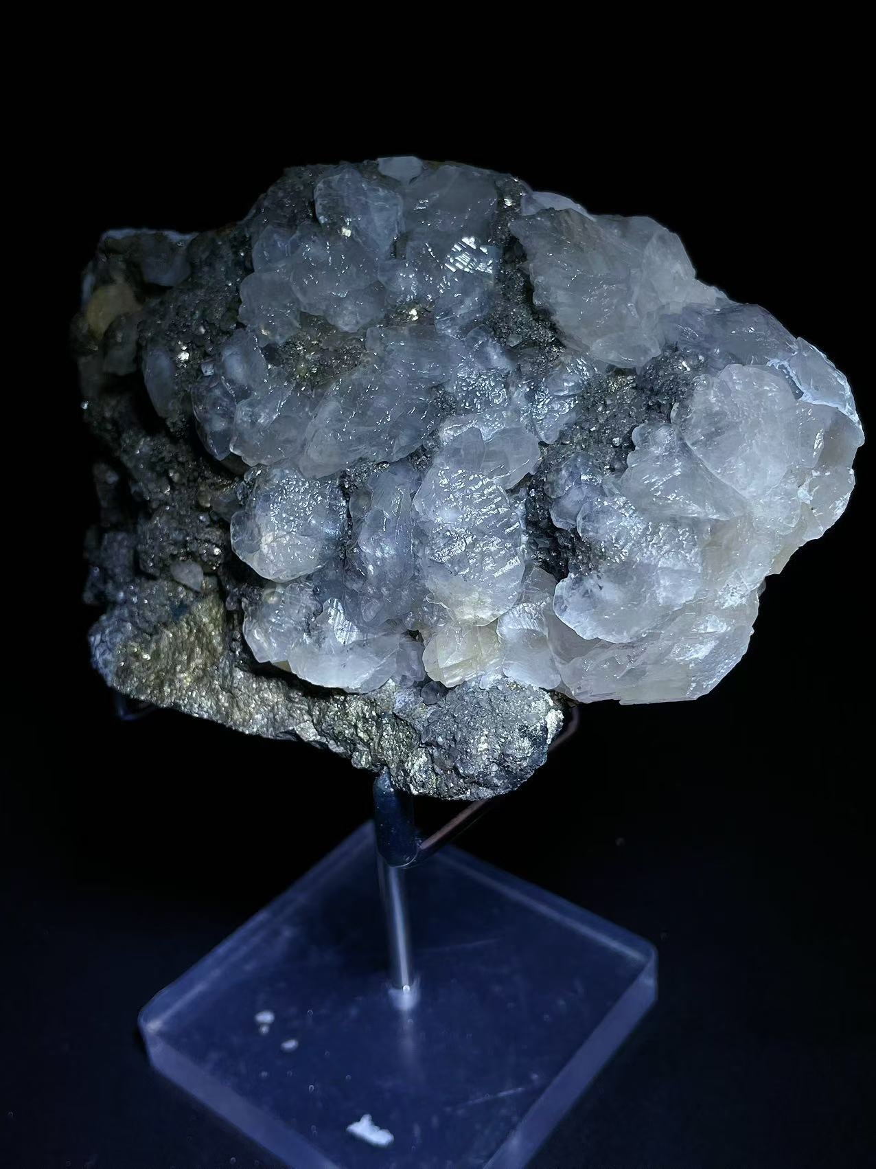 Calcite with pyrite specimen origin Hubei China
