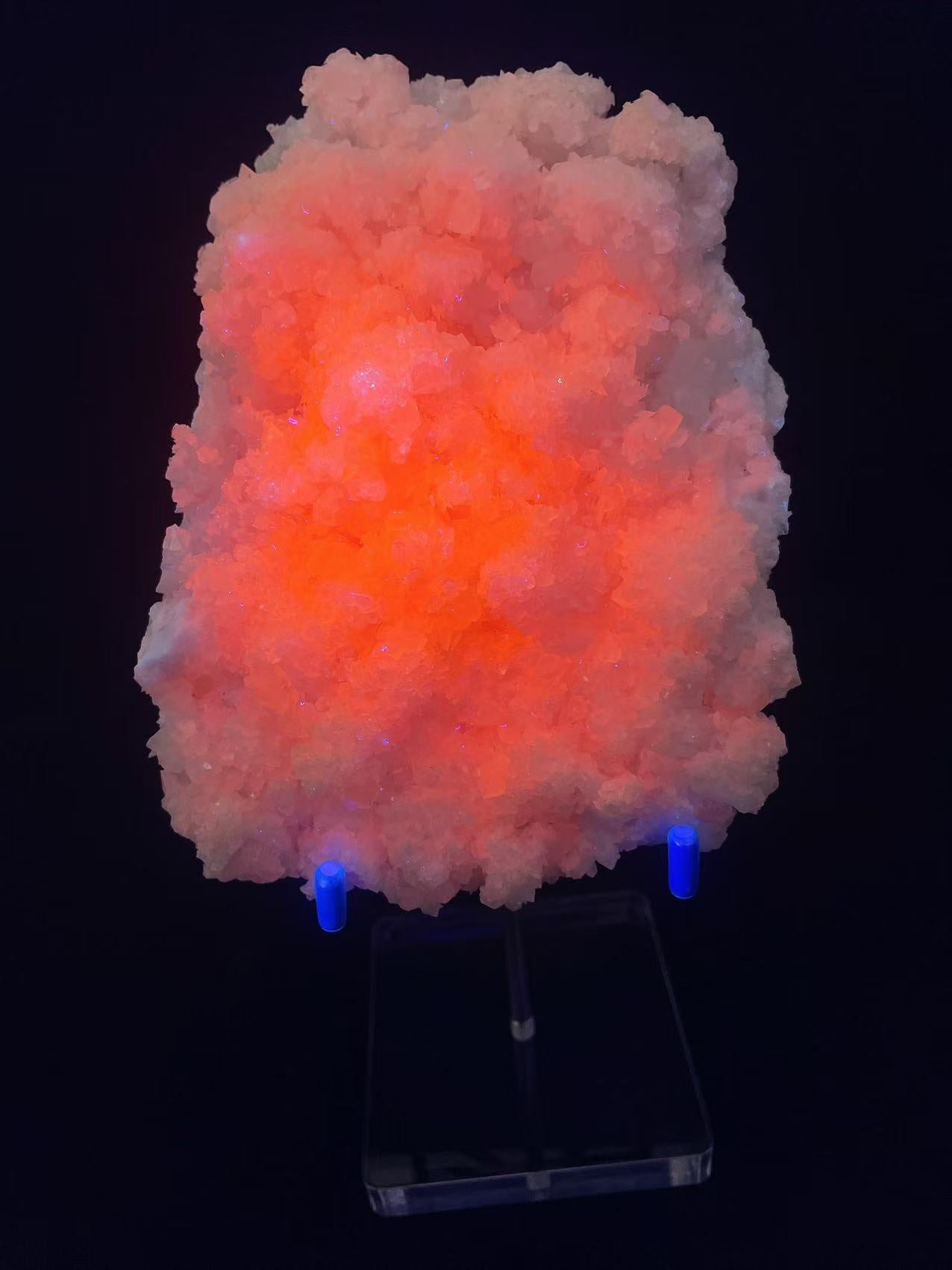 YGX pink calcite specimen origin Hunan China