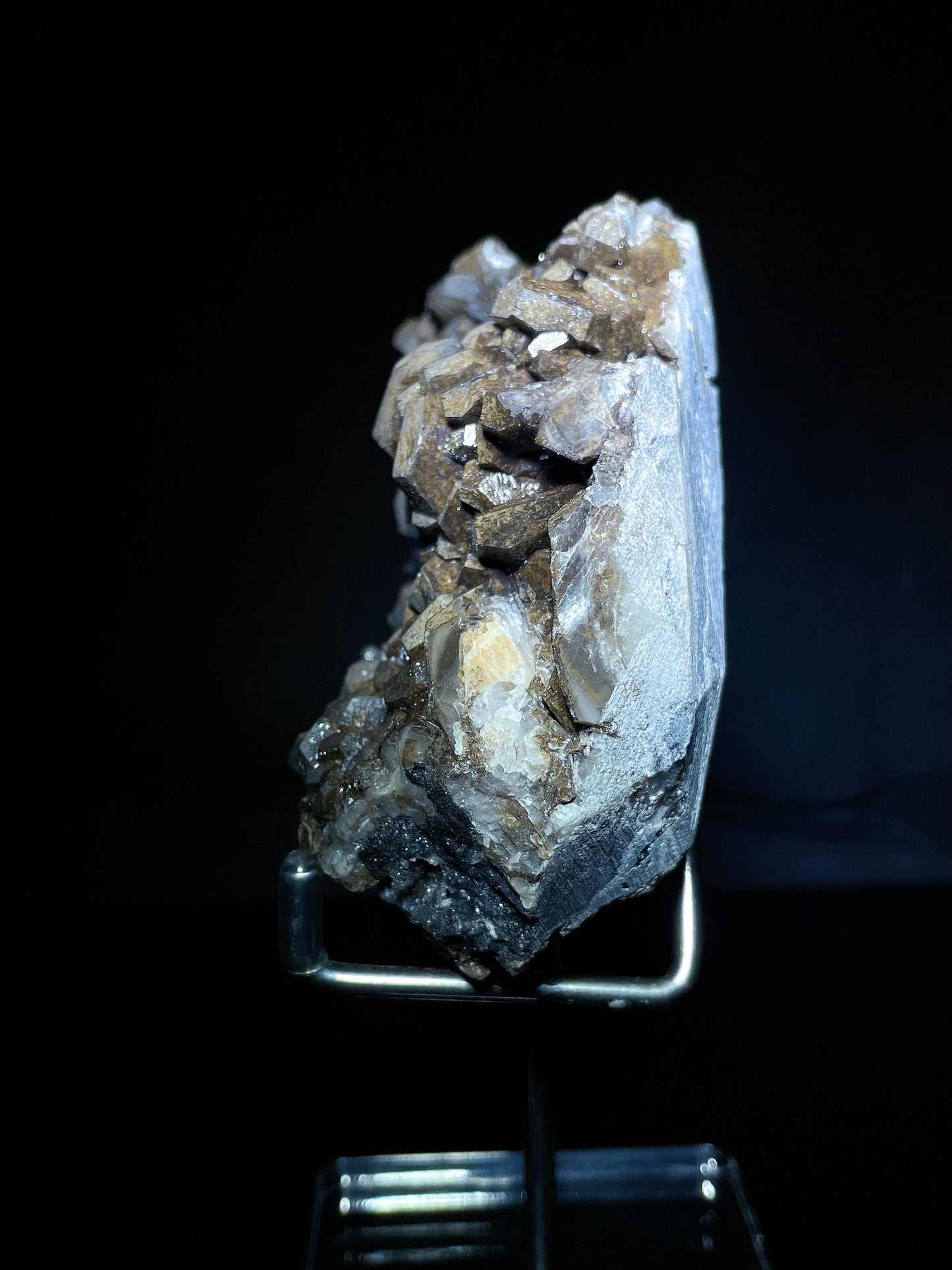 Fujian black calcite specimen